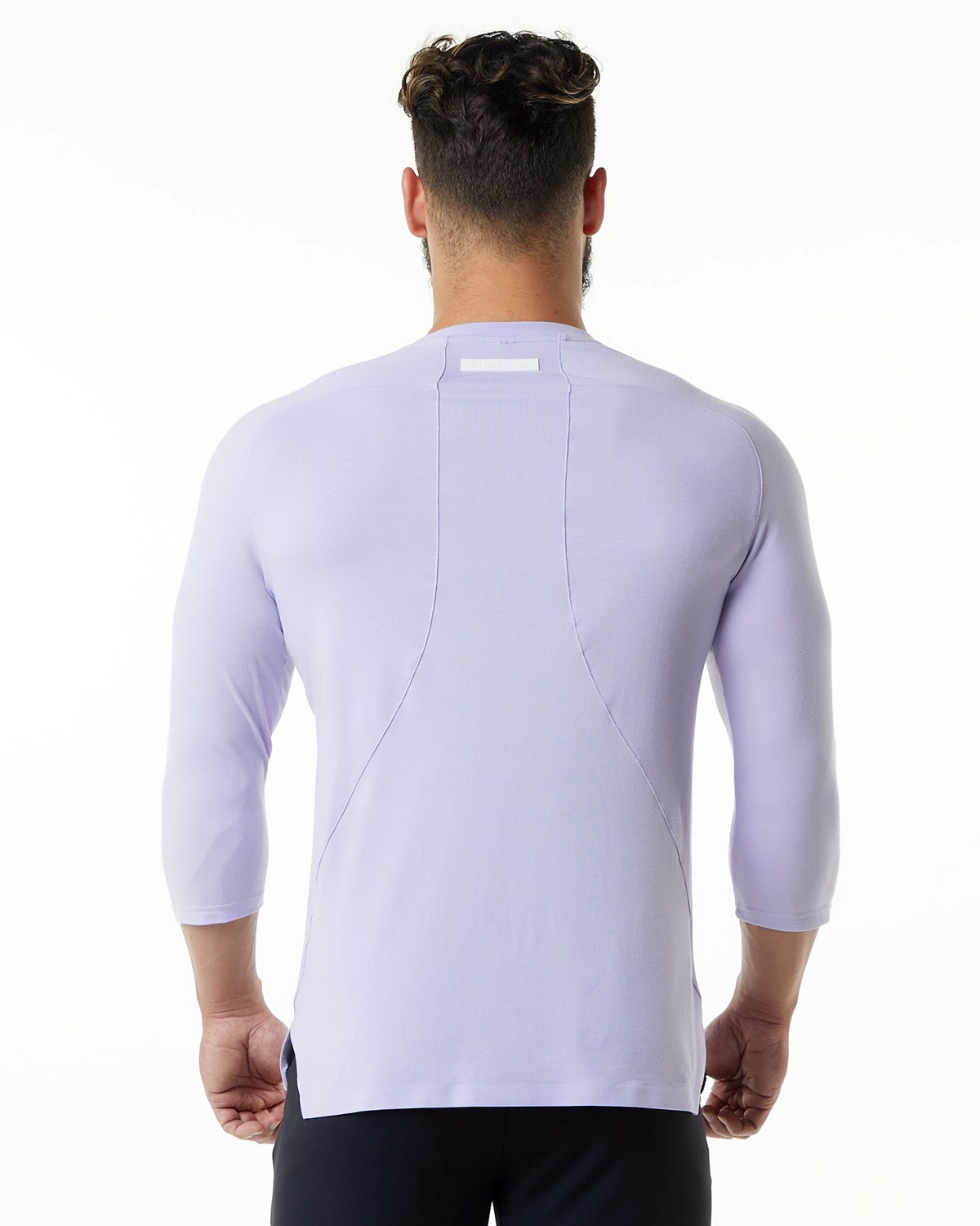 Alphalete Premium 3/4 Sleeve Tee Lilac Haze Homme | TWH-26642707