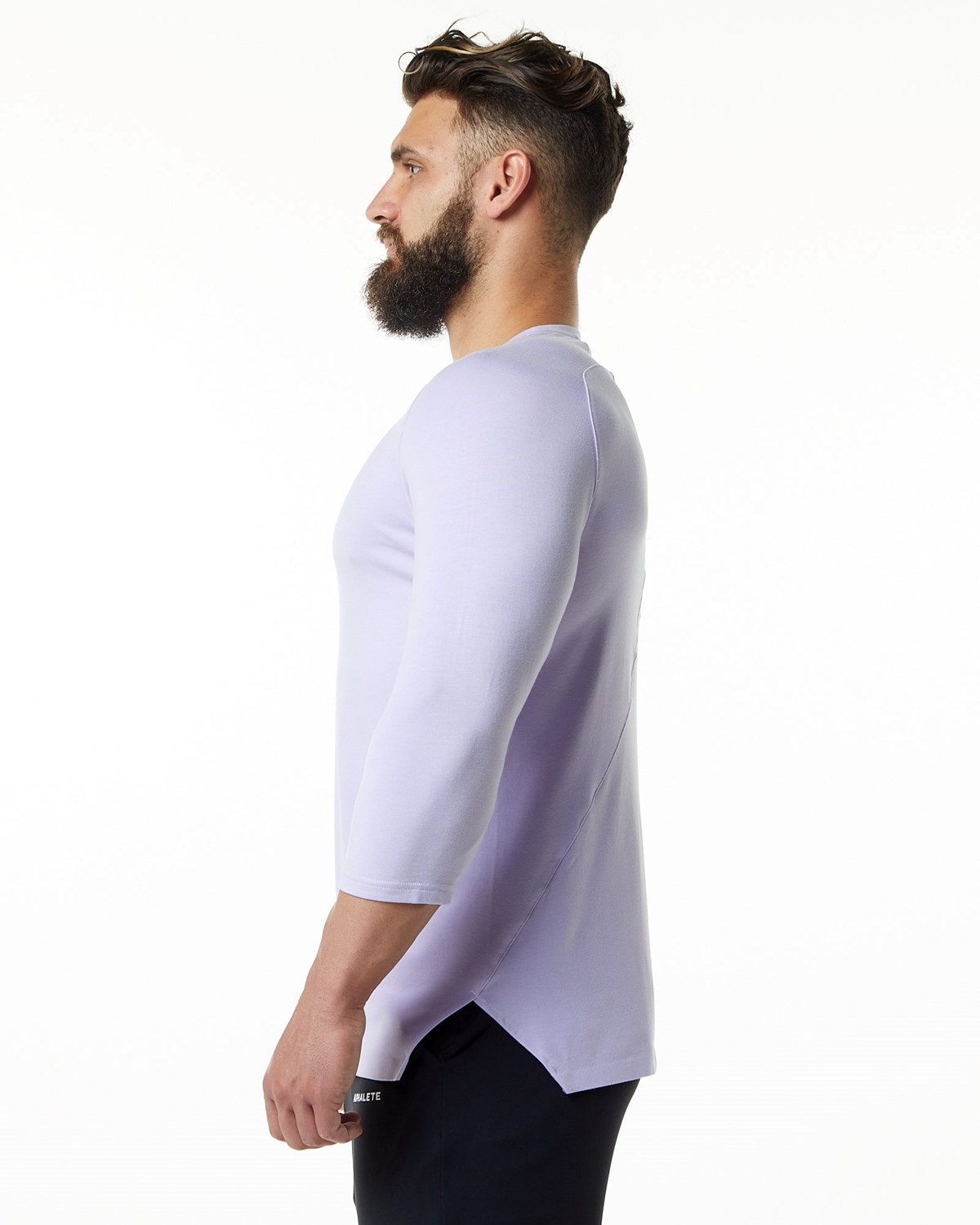 Alphalete Premium 3/4 Sleeve Tee Lilac Haze Homme | TWH-26642707