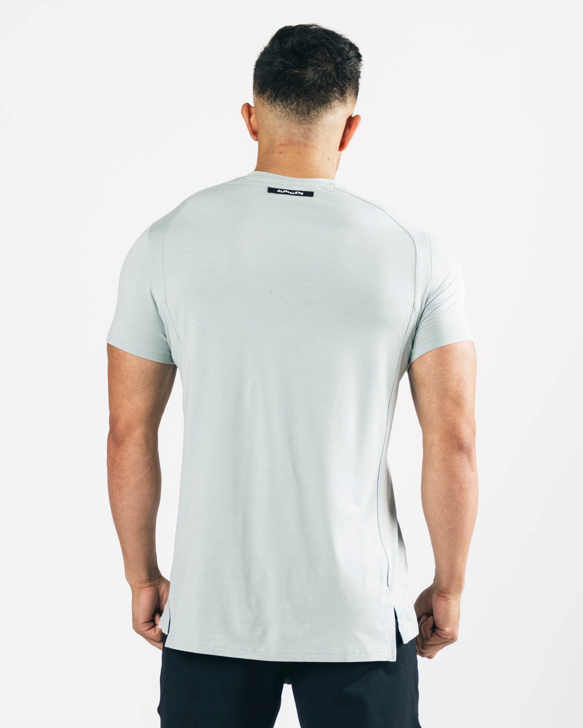 Alphalete High-Neck Premium Corta Sleeve North Shore Homme | ZEF-45517206