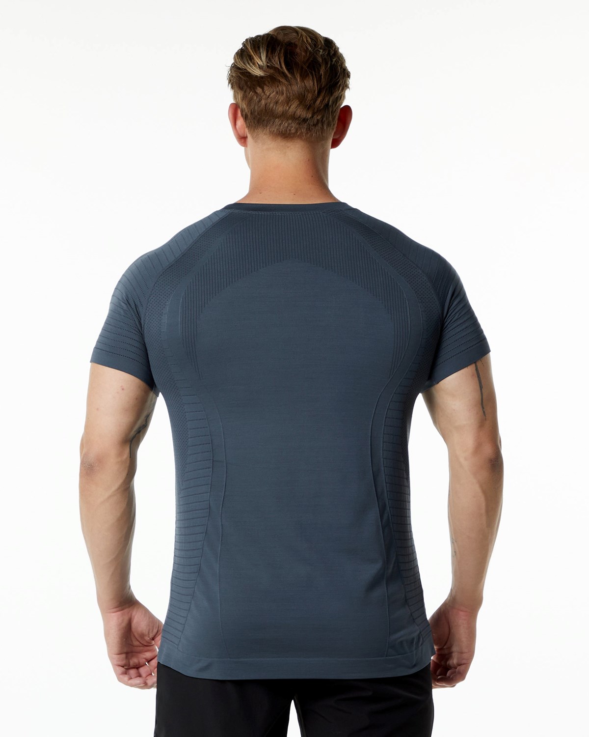 Alphalete High Performance Seamless Corta Sleeve Tee Carbon Homme | PRB-22465023