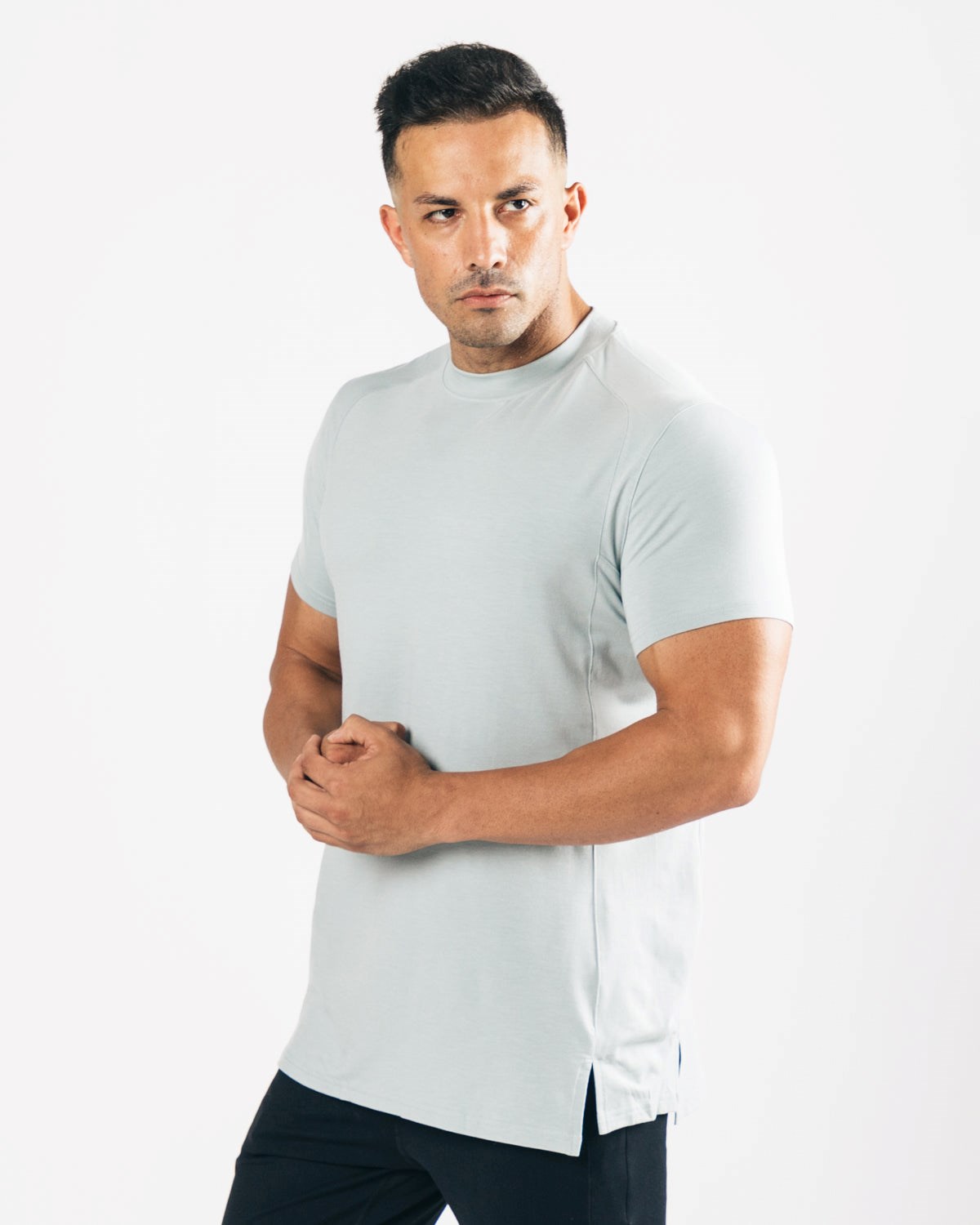 Alphalete High-Neck Premium Corta Sleeve North Shore Homme | ZEF-45517206