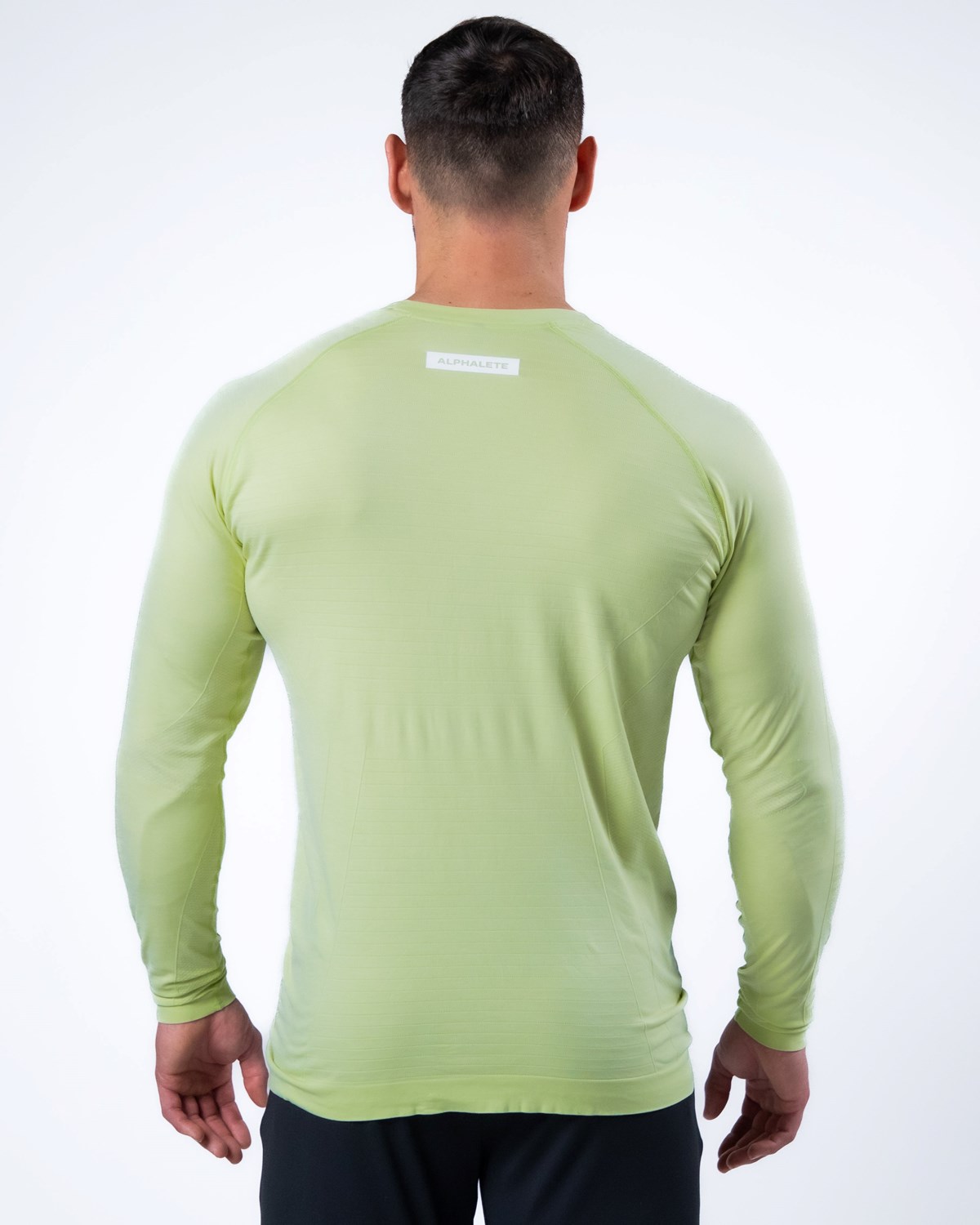 Alphalete High Performance Seamless Long Sleeve Tee Frozen Spring Homme | XVL-37869373