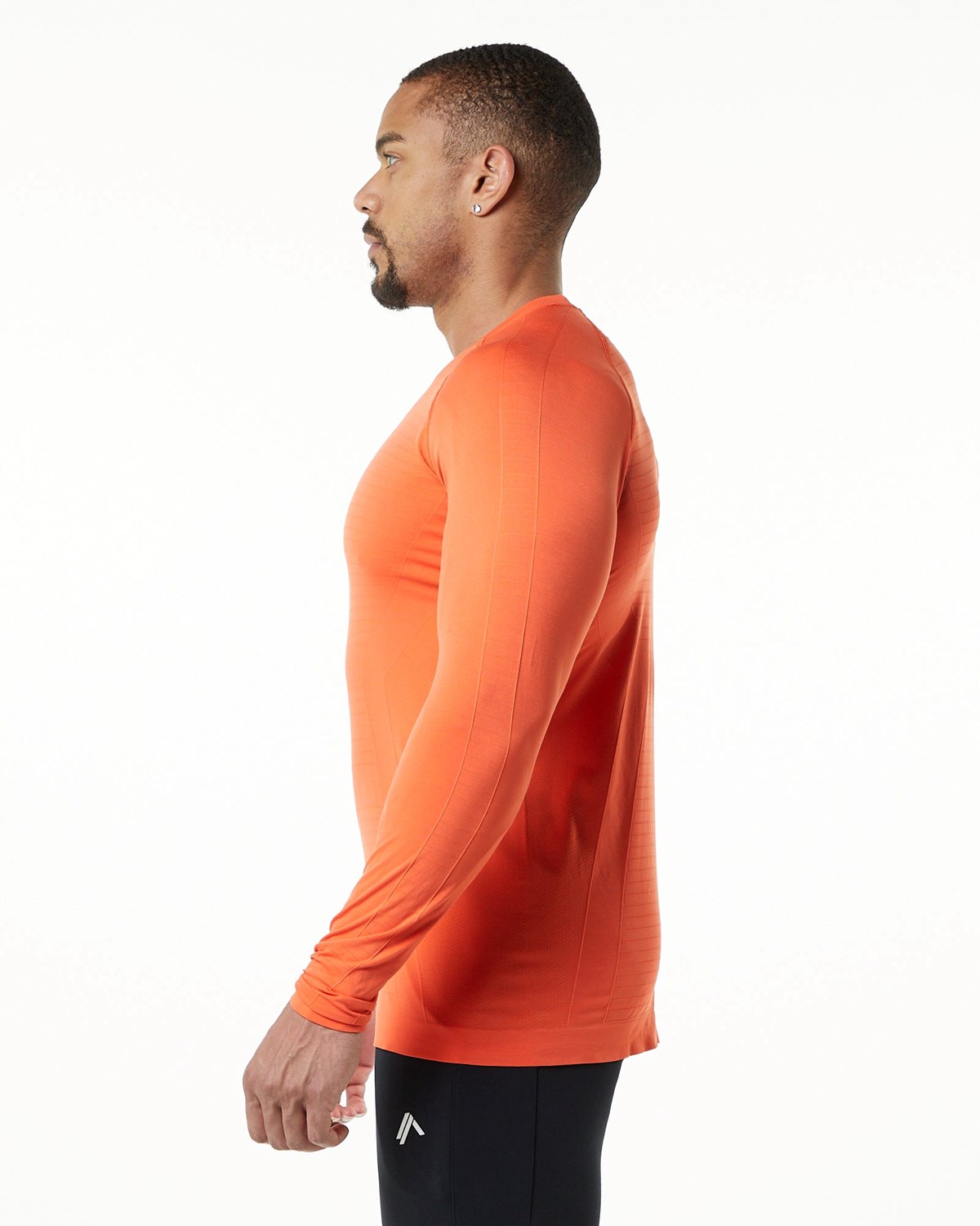 Alphalete High Performance Seamless Long Sleeve Tee Faded Strawberry Homme | CYC-95385894