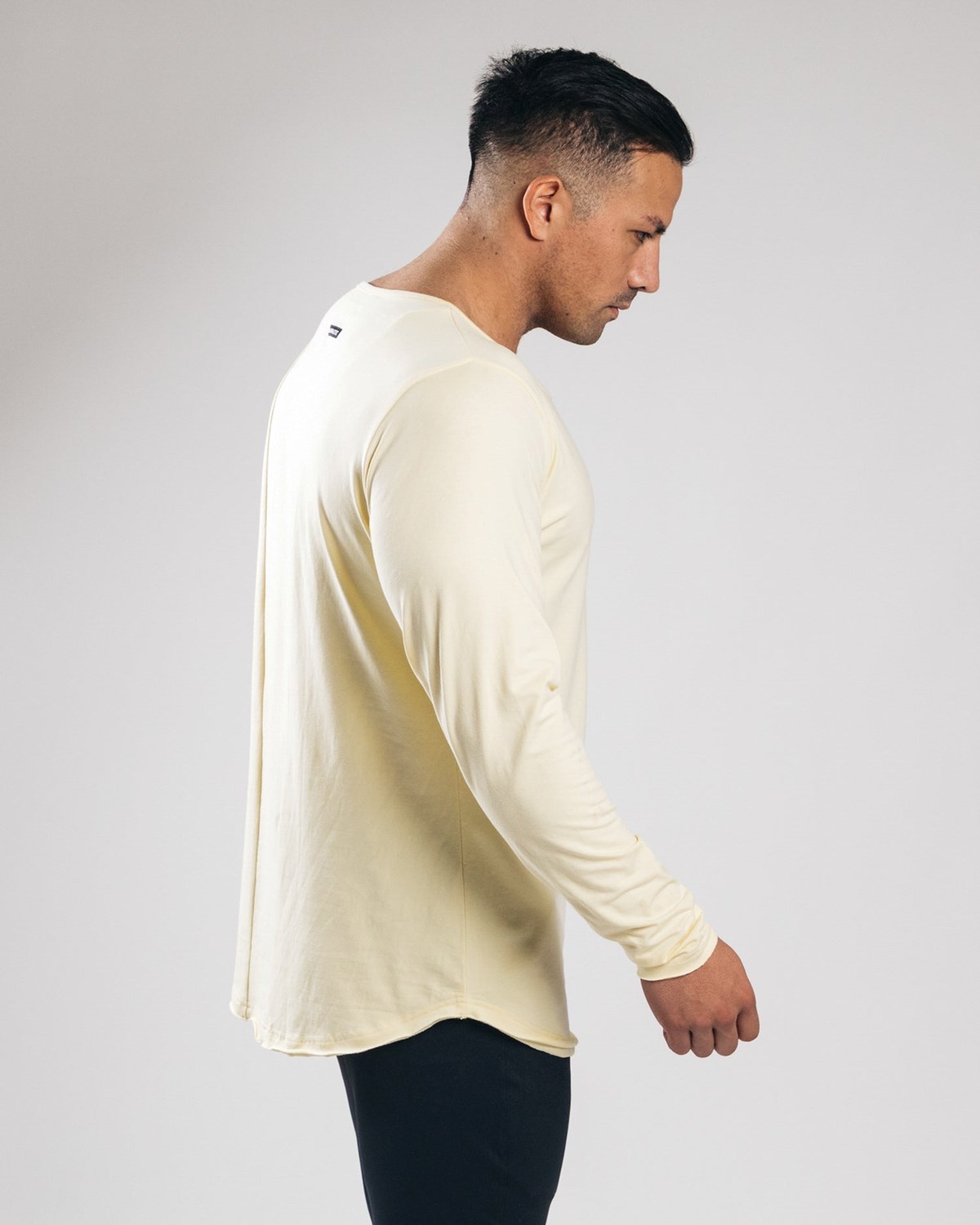 Alphalete Fitted Long Sleeve Sea Salt Homme | ANQ-19779698