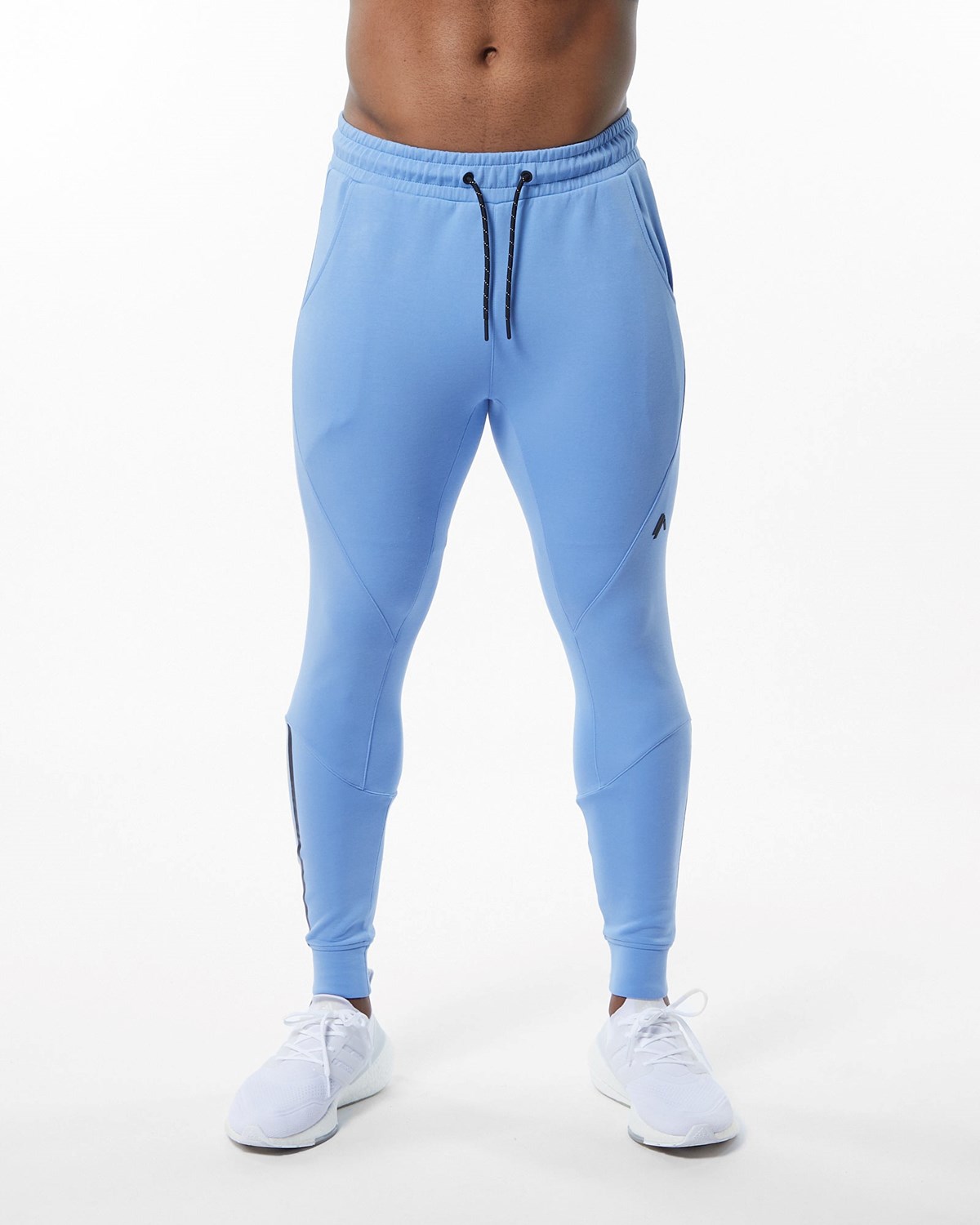 Alphalete Interlock Knit Cuffed Jogger Bleu Clair Homme | OBC-21551982