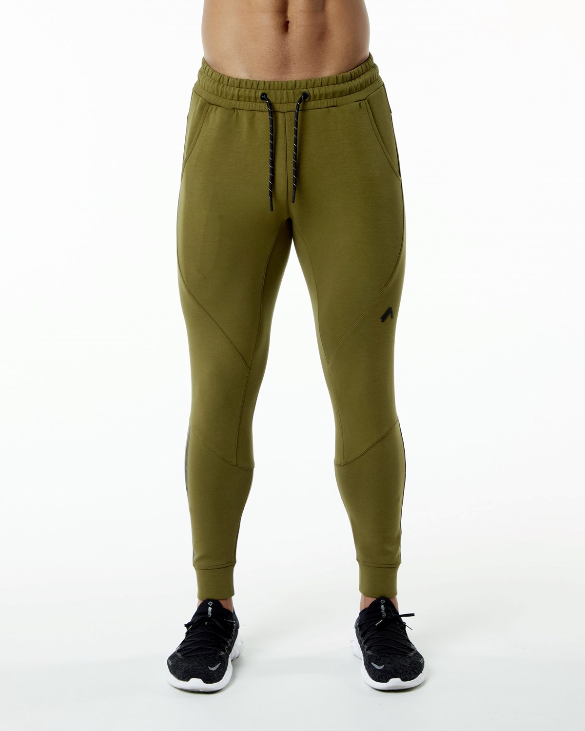 Alphalete Interlock Knit Cuffed Jogger Moss Homme | VPJ-84896297