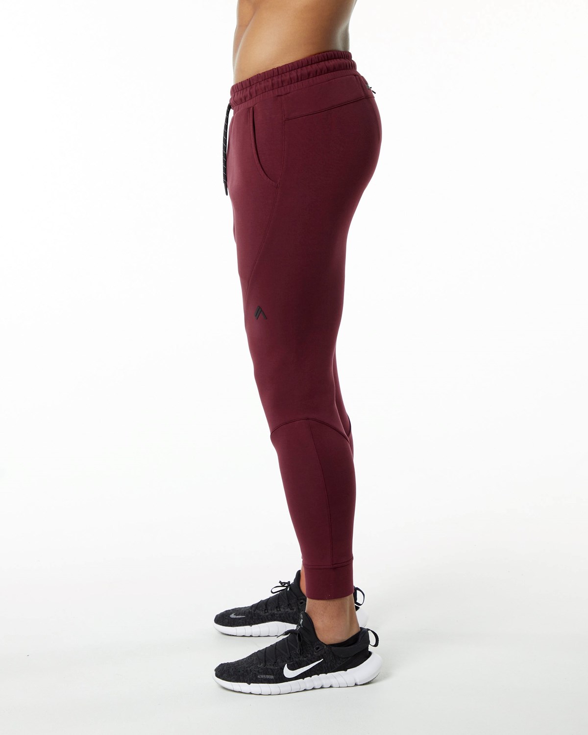 Alphalete Interlock Knit Cuffed Jogger Bordeaux Homme | SUK-63799145