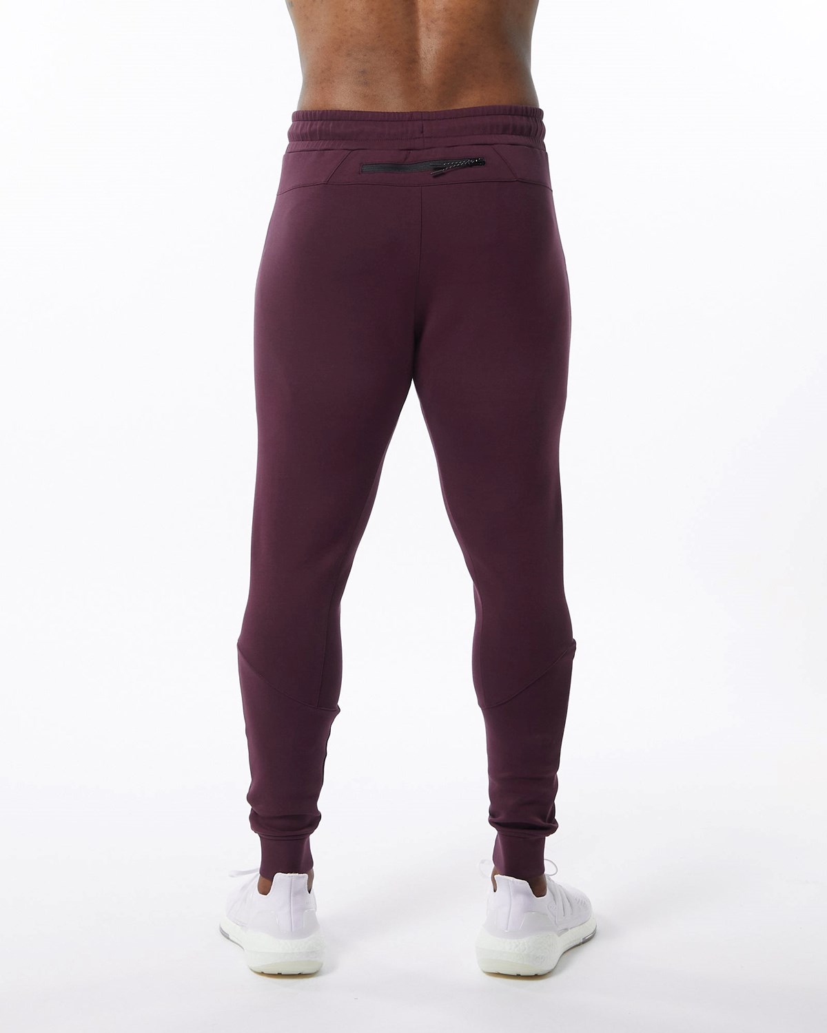 Alphalete Interlock Knit Cuffed Jogger Merlot Homme | YFH-53836349