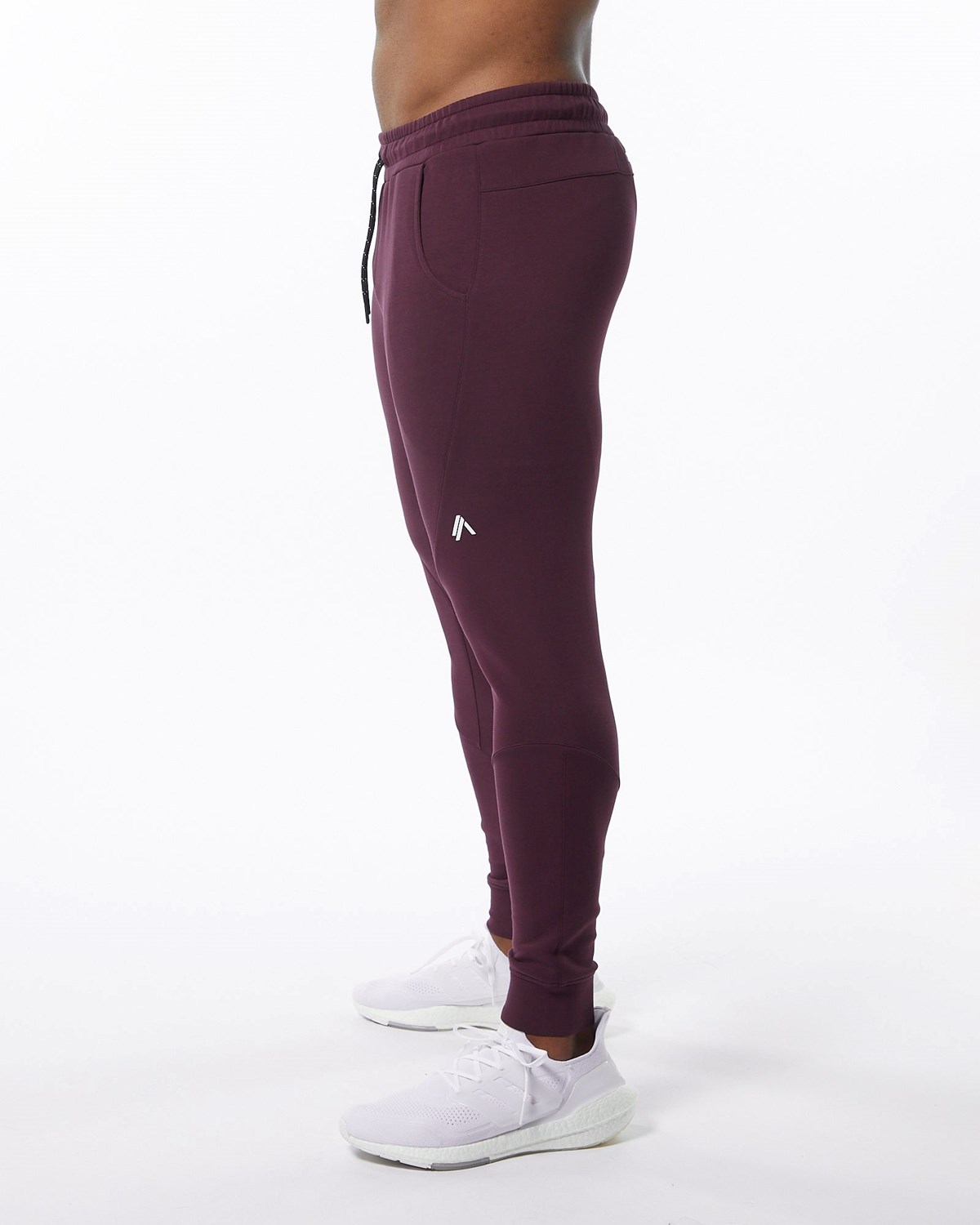 Alphalete Interlock Knit Cuffed Jogger Merlot Homme | YFH-53836349