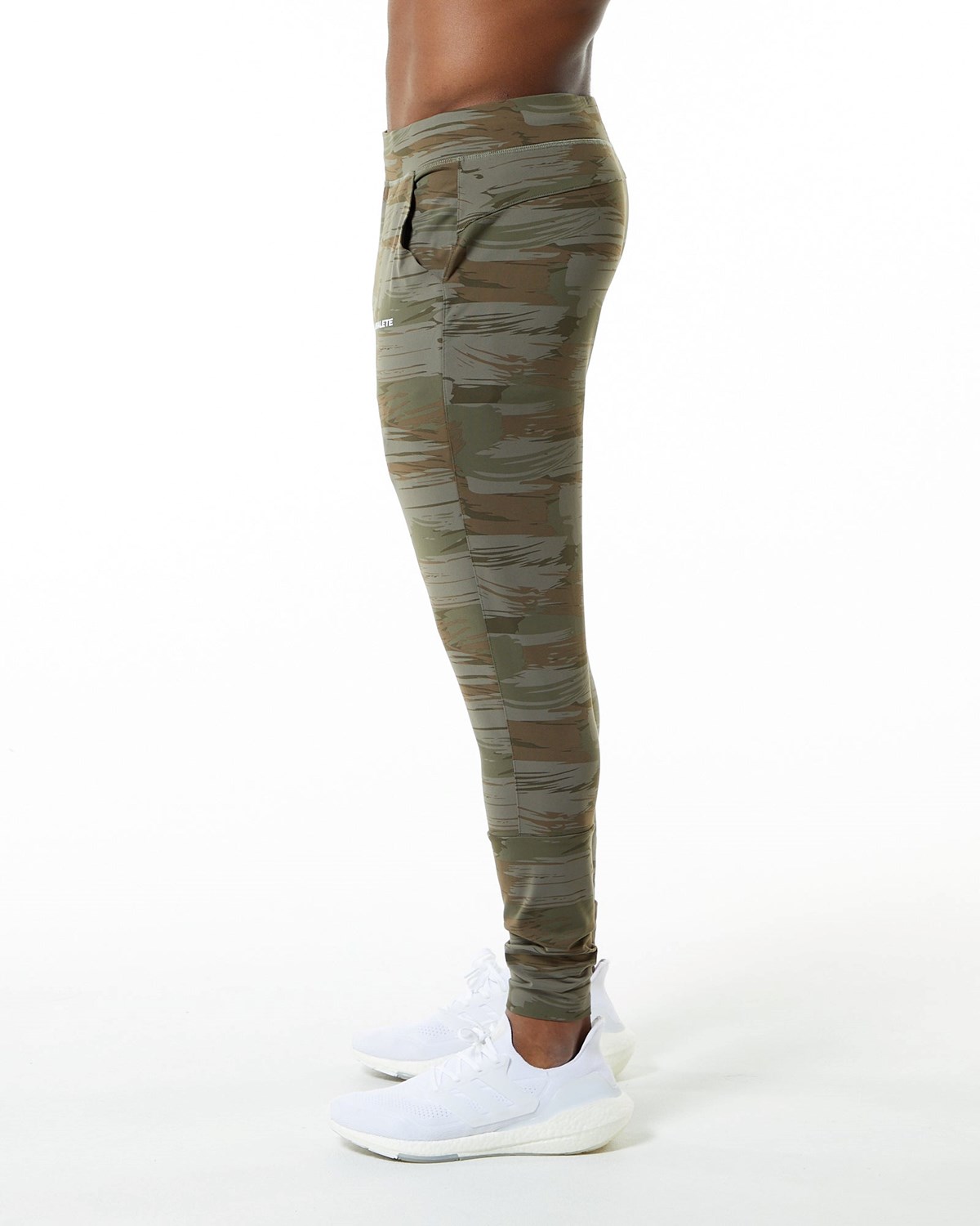 Alphalete 4-Way Stretch Jogger Vert Olive Camouflage Homme | WSW-97770941