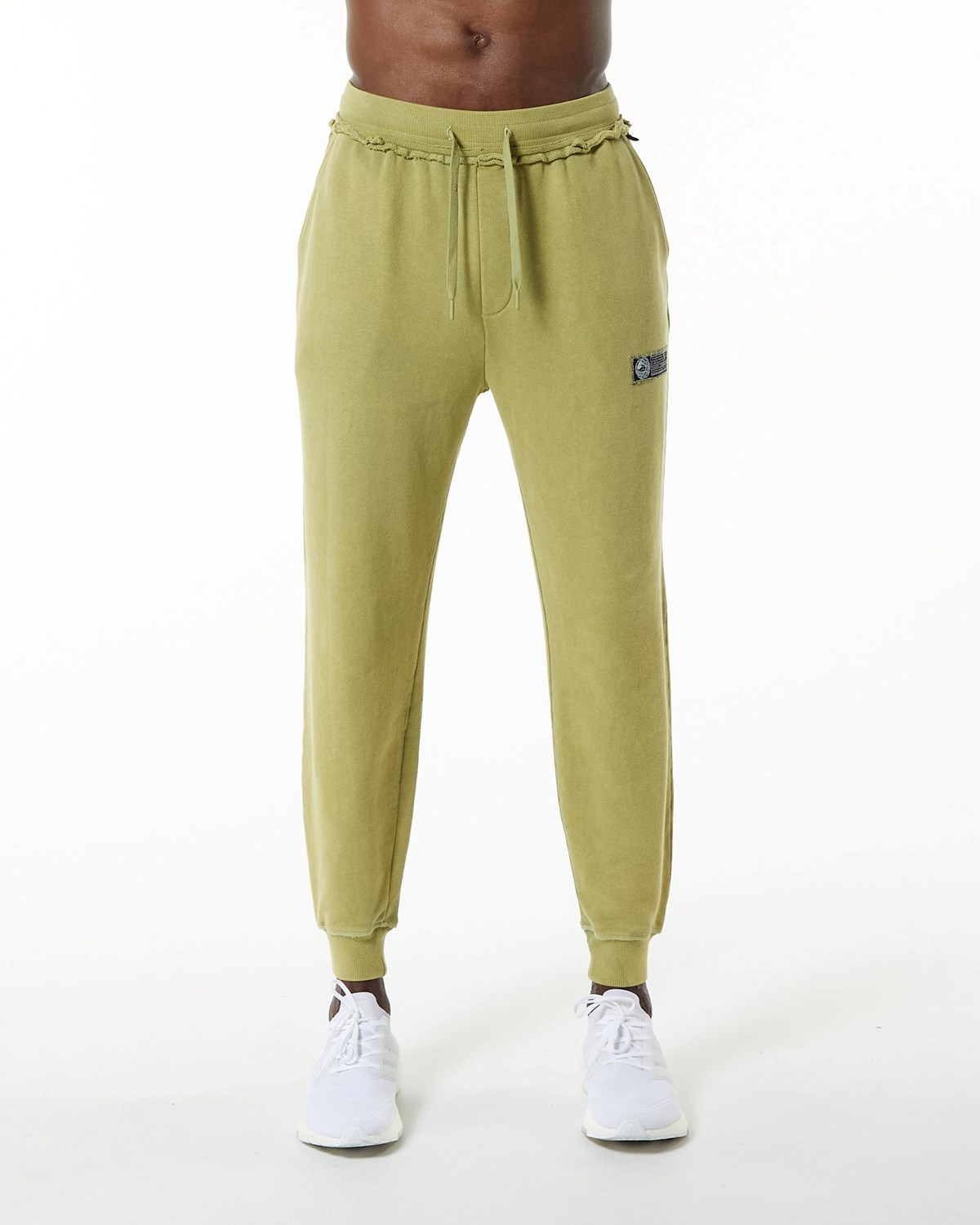 Alphalete Heavyweight Washed Terry Jogger Vert Homme | CAE-44001687