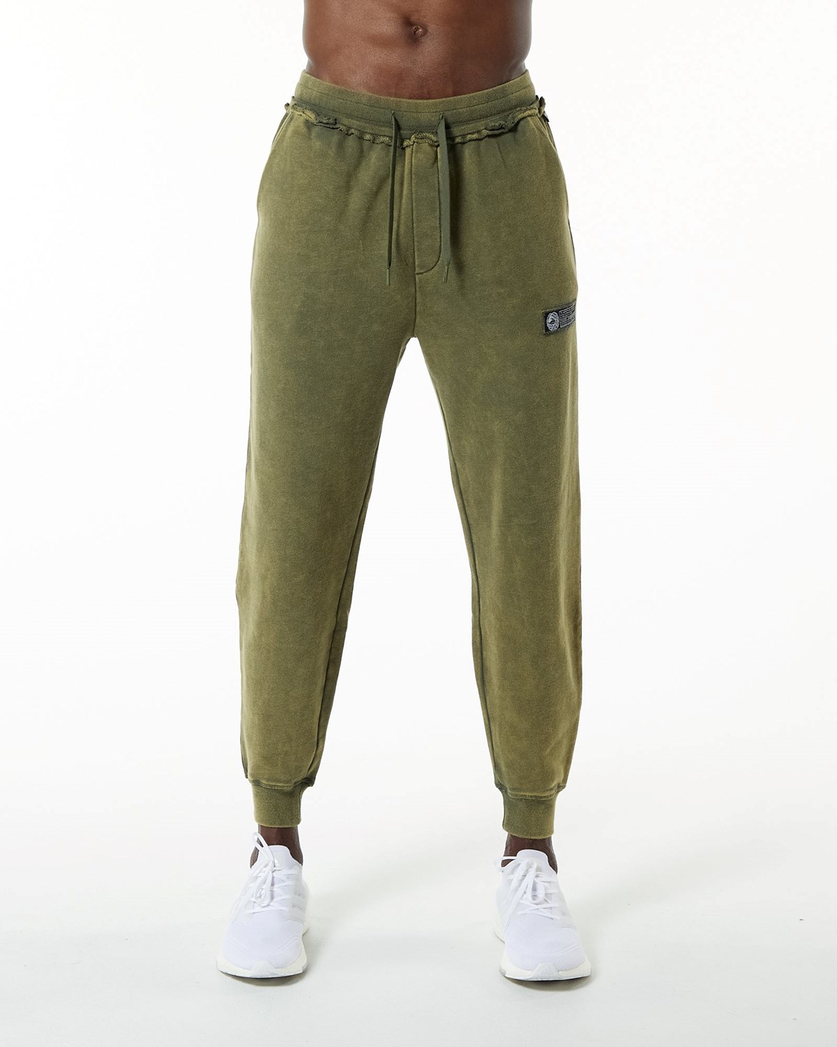 Alphalete Heavyweight Washed Terry Jogger Vert Homme | ZYX-75814792