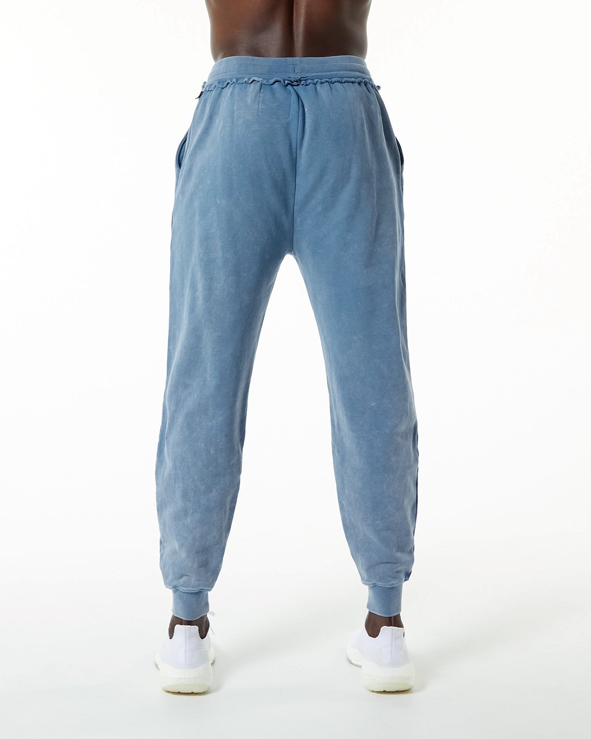 Alphalete Heavyweight Washed Terry Jogger Bleu Homme | TQJ-70676467