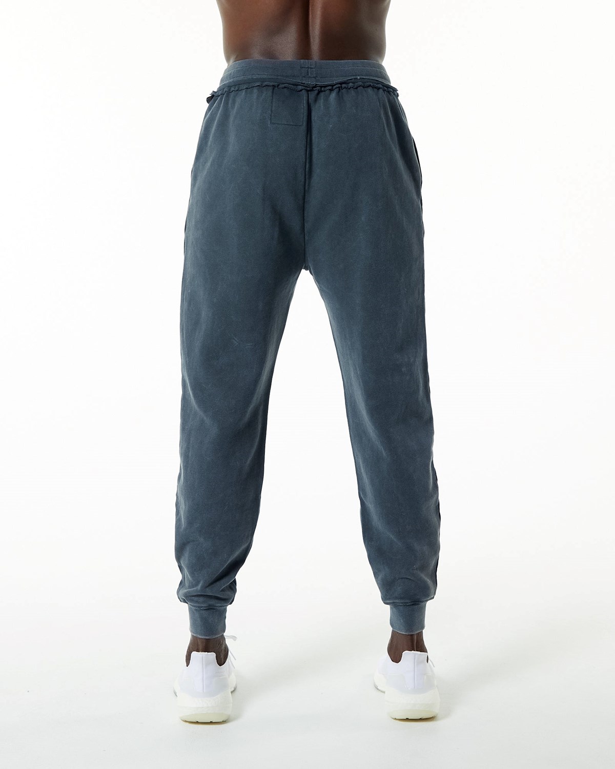 Alphalete Heavyweight Washed Terry Jogger Bleu Homme | IOU-99770866