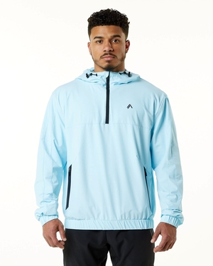 Alphalete Woven Performance Jacket Bleu Homme | TZP-45193059