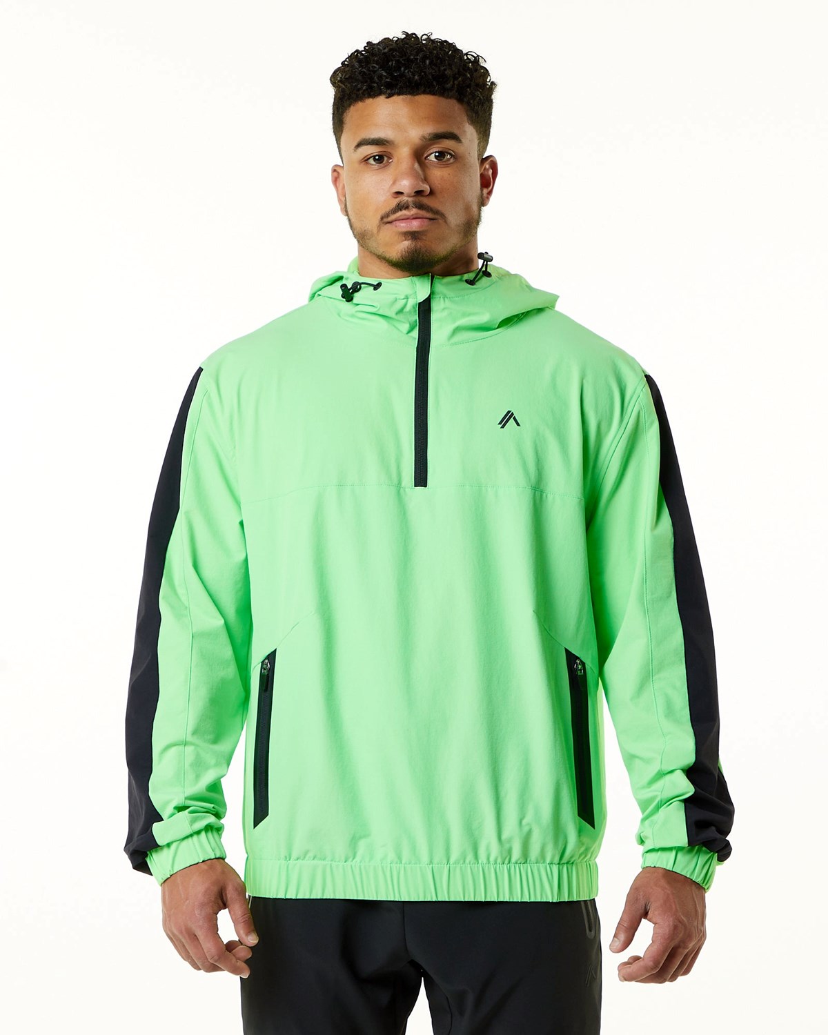 Alphalete Woven Performance Jacket Vert Homme | QLR-28284633