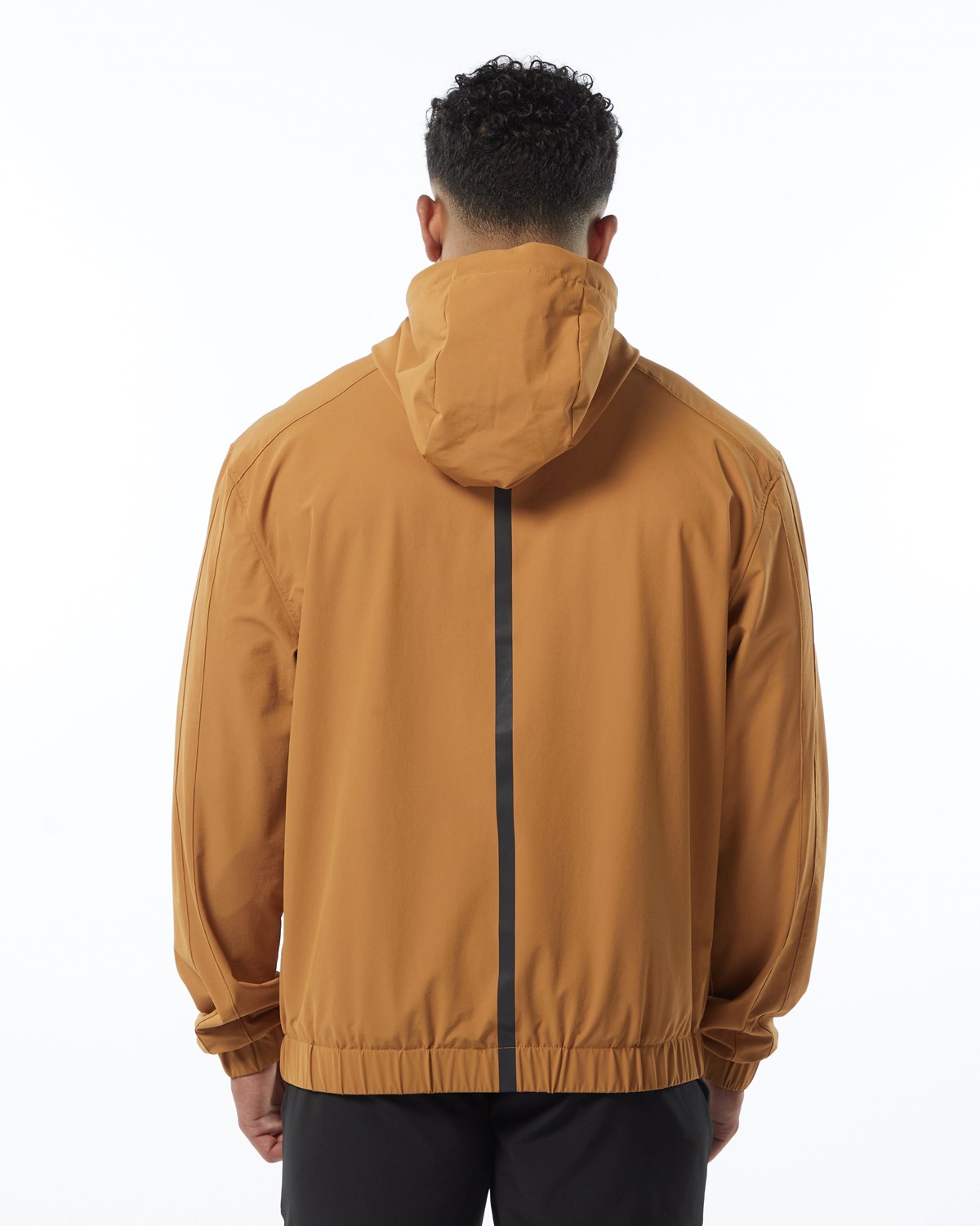 Alphalete Woven Performance Jacket Chestnut Homme | DKV-12570639