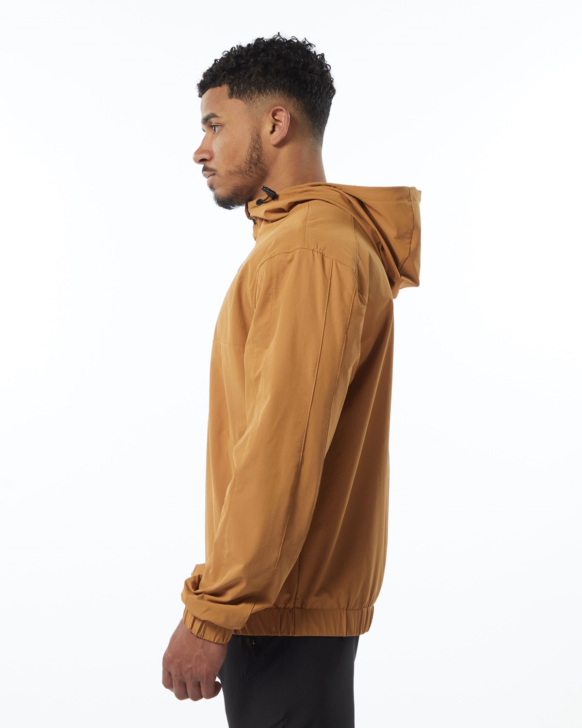 Alphalete Woven Performance Jacket Chestnut Homme | DKV-12570639