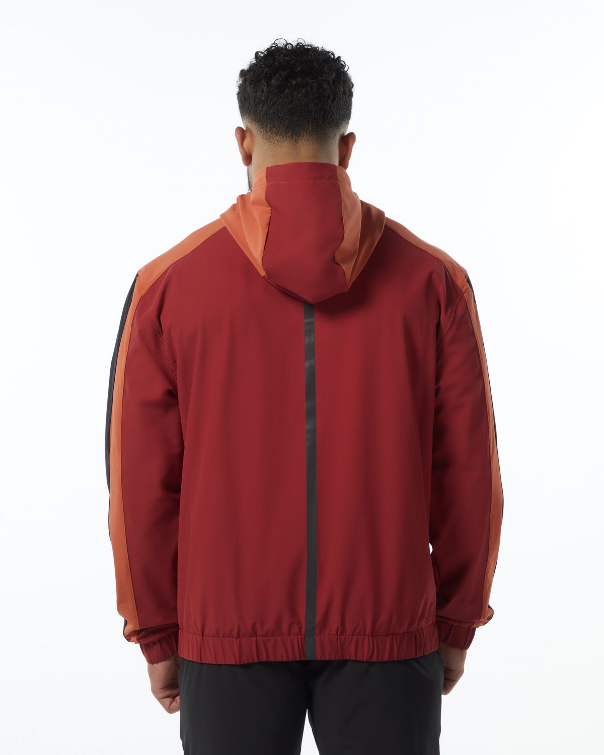 Alphalete Woven Performance Jacket Rouge Homme | UGF-39855629