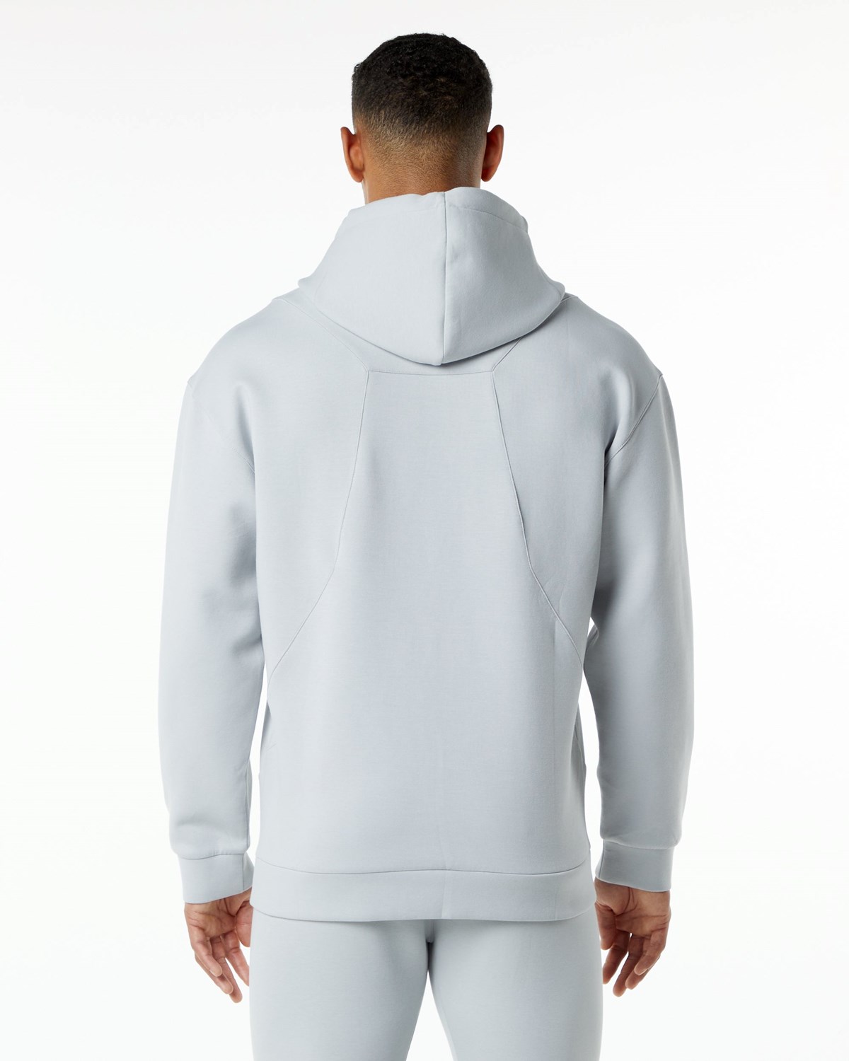 Alphalete Relaxed Interlock Knit Hoodie Grise Homme | DIH-81363250