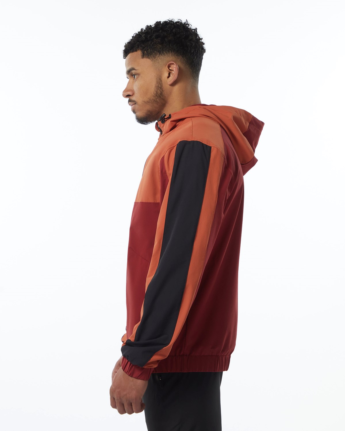 Alphalete Woven Performance Jacket Rouge Homme | UGF-39855629