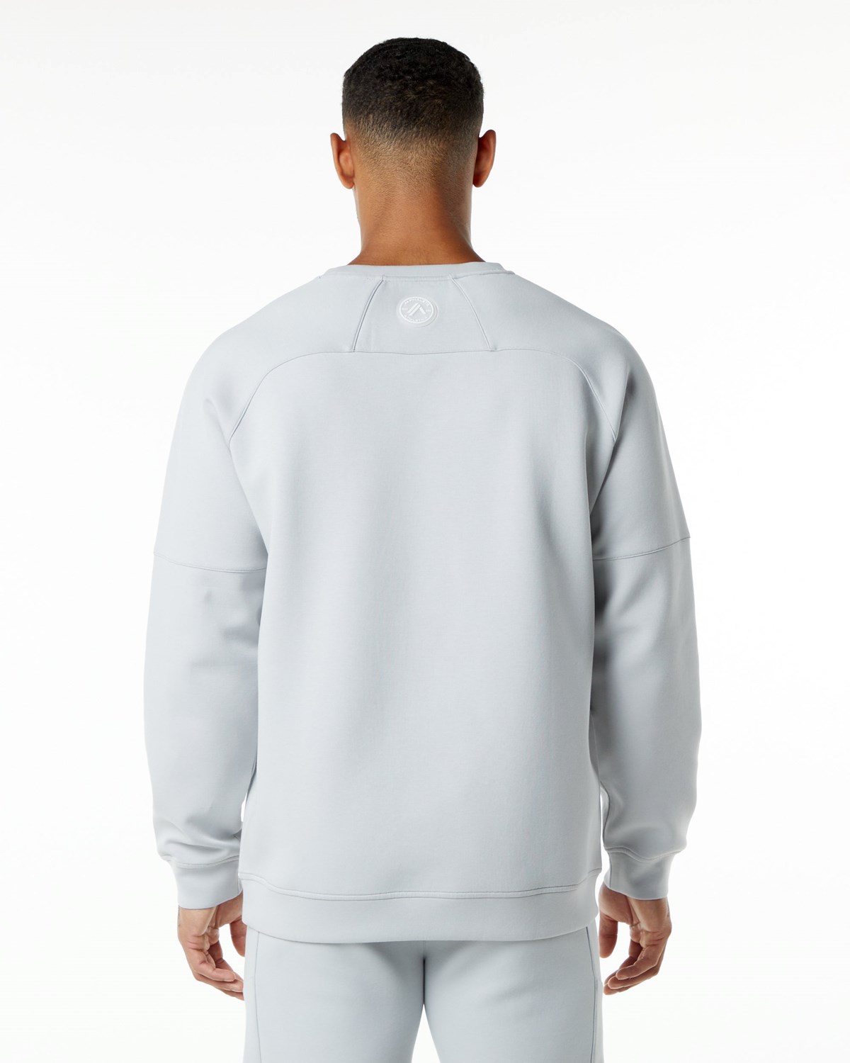 Alphalete Relaxed Interlock Knit Pullover Grise Homme | IYI-61183216