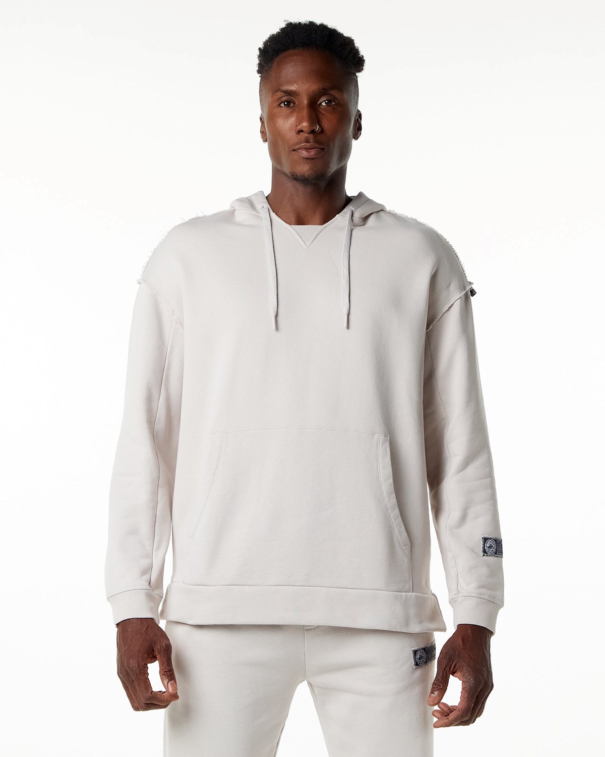 Alphalete Heavyweight Washed Terry Hoodie Moonstone Homme | YUA-90130255