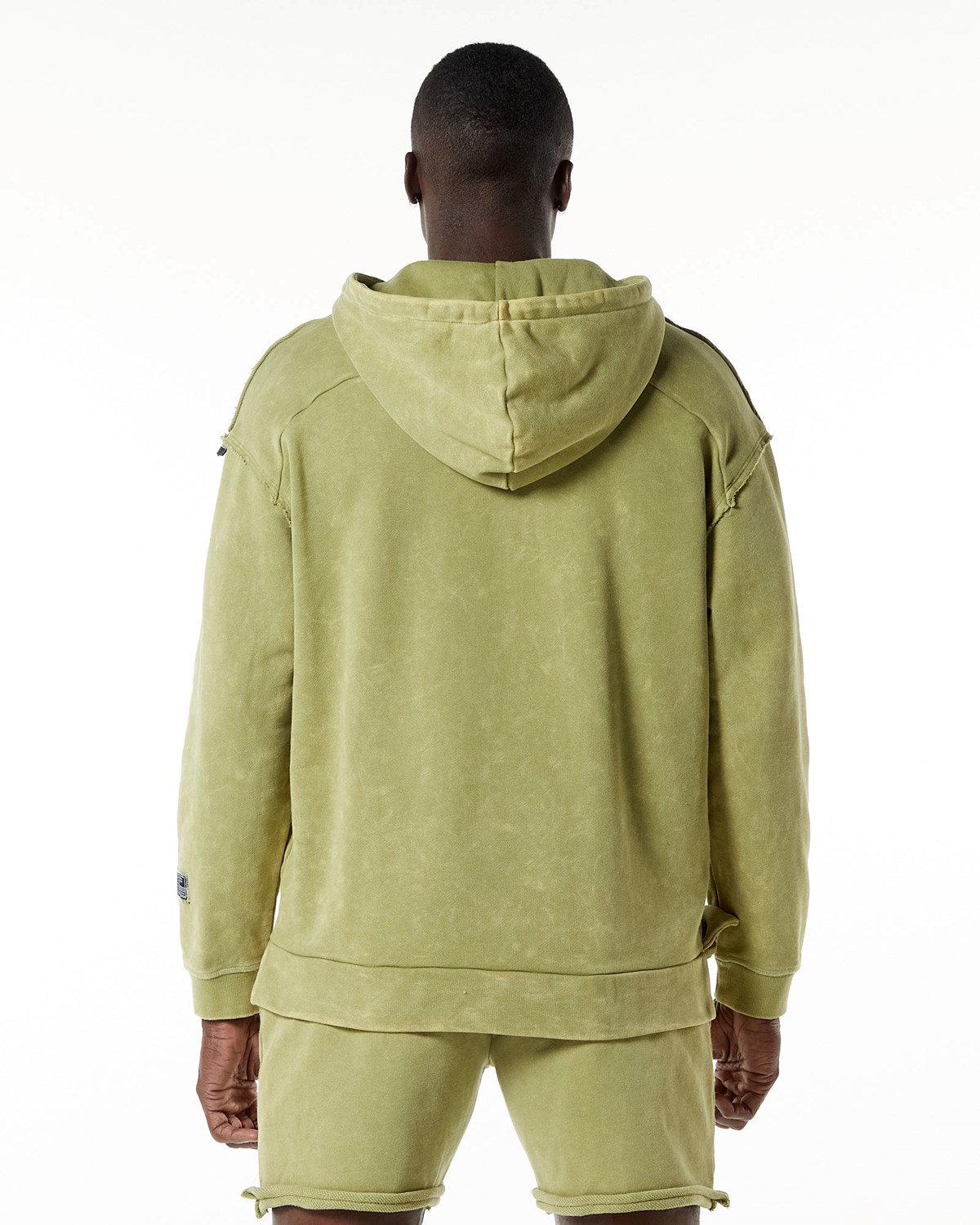 Alphalete Heavyweight Washed Terry Hoodie Vert Homme | NCY-92448830