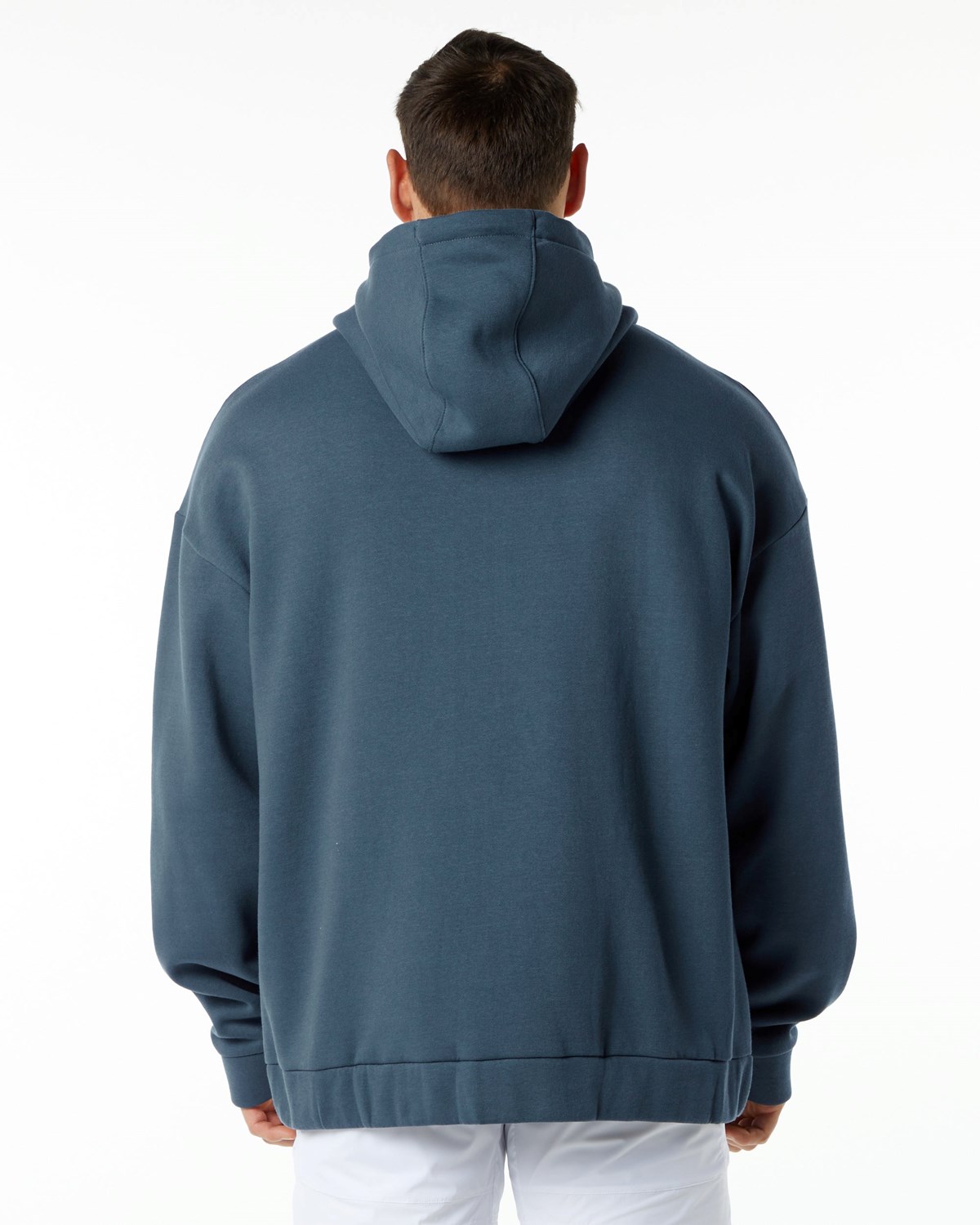 Alphalete Brushed Fleece Full-Zip Hoodie Bleu Homme | FSU-91691882