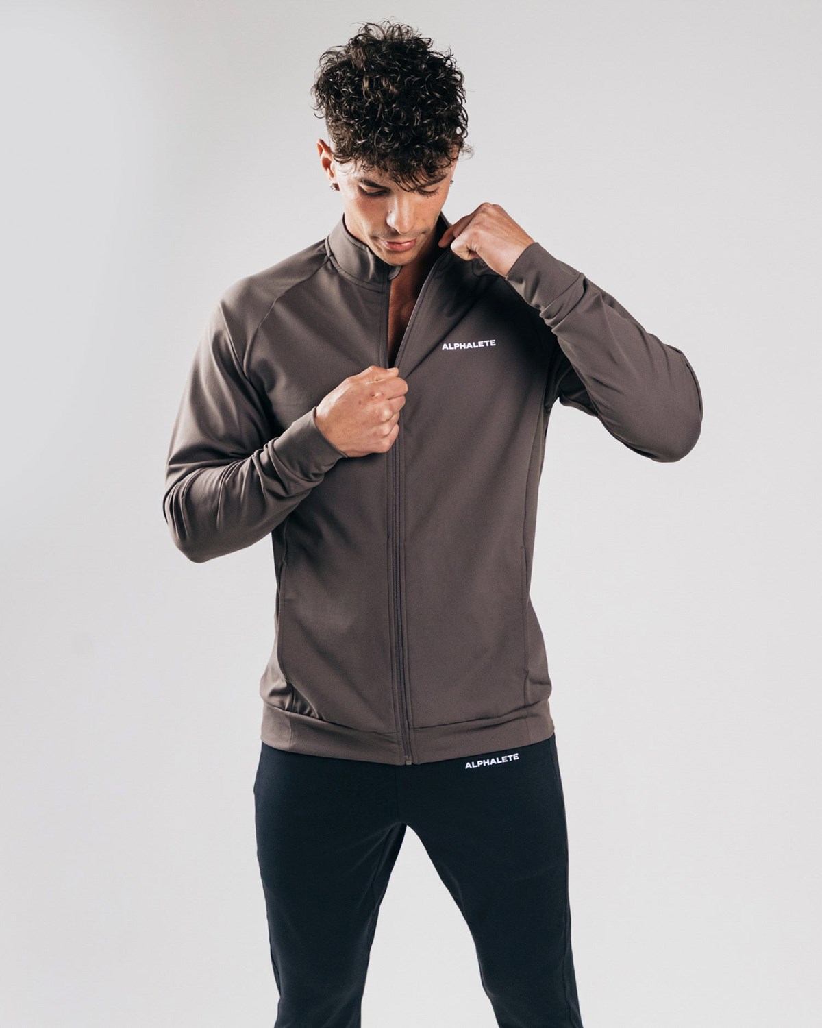 Alphalete 4-Way Stretch Piste Jacket Striker Homme | DUL-39080613