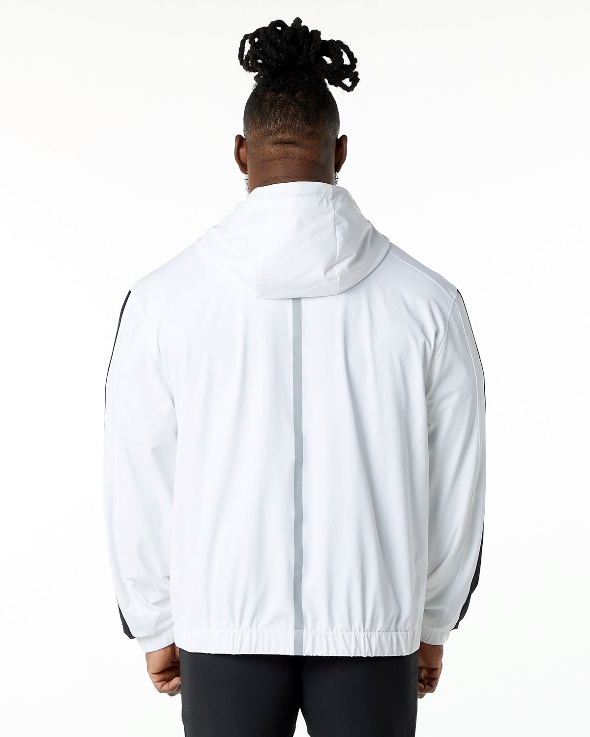 Alphalete Woven Performance Jacket Blanche Homme | WBA-72030494