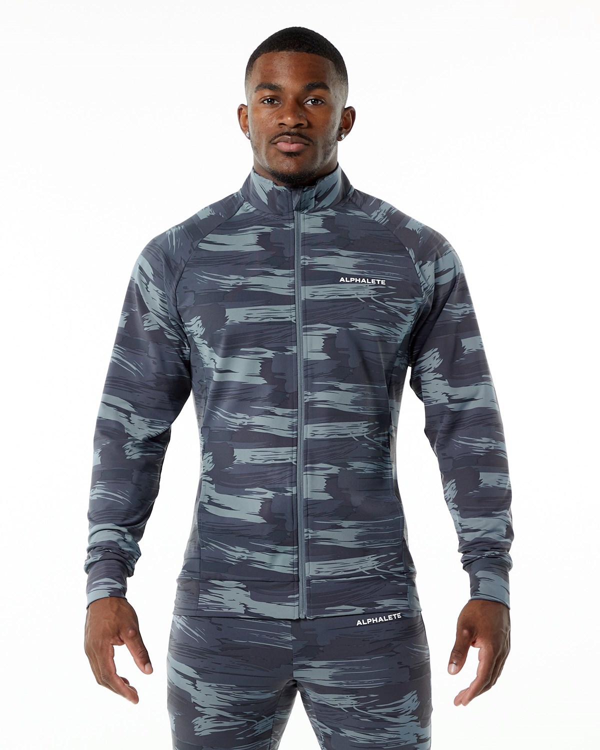 Alphalete 4-Way Stretch Piste Jacket Camouflage Homme | WSC-69411133