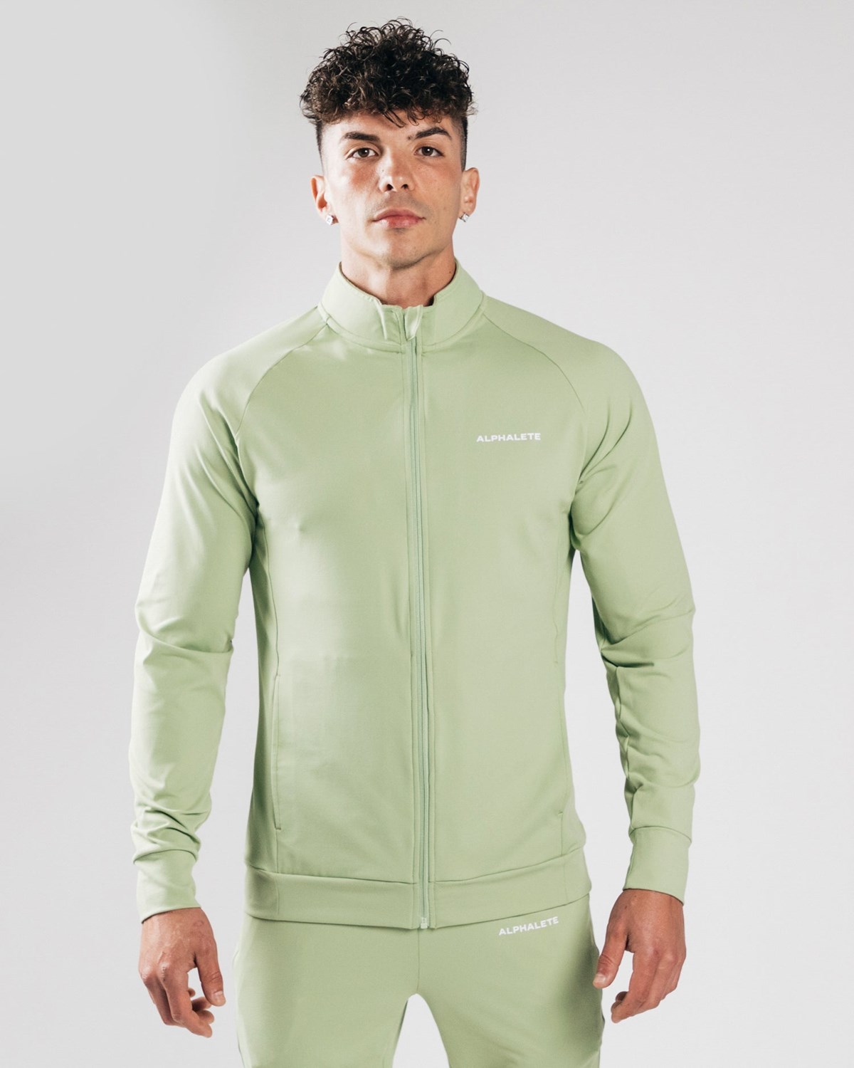 Alphalete 4-Way Stretch Piste Jacket Frozen Spring Homme | YTY-12597770