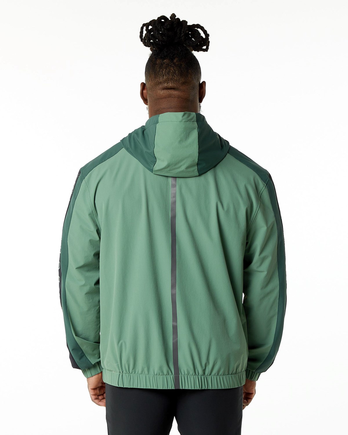 Alphalete Woven Performance Jacket Wild Sage Homme | NLV-28609950