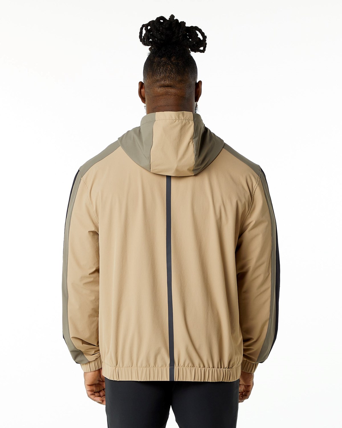 Alphalete Woven Performance Jacket Desert Safari Homme | VRT-65437490