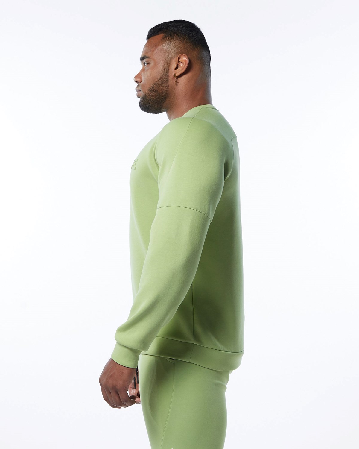 Alphalete Interlock Knit Pullover Vert Clair Homme | EQL-55722647