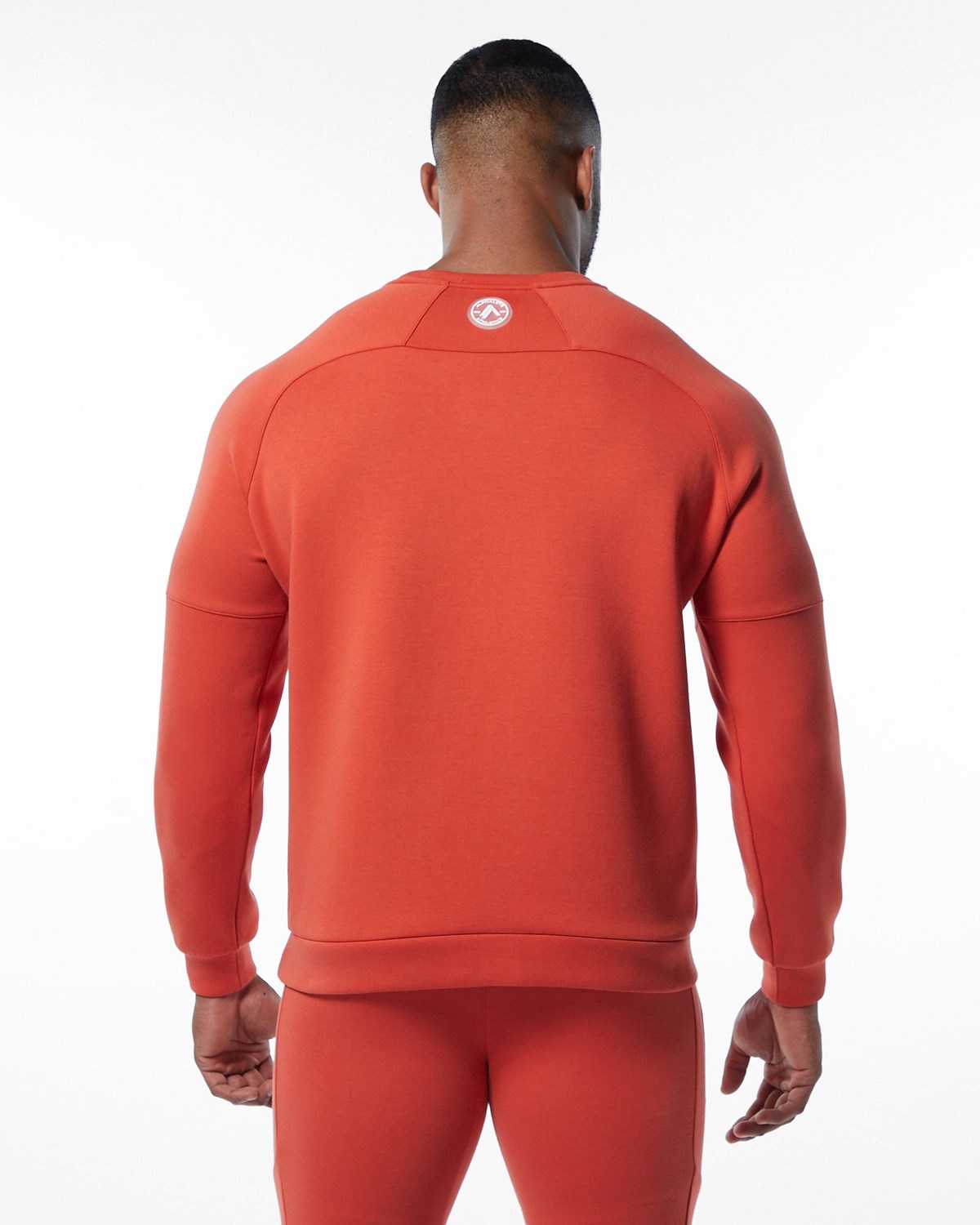 Alphalete Interlock Knit Pullover Orange Homme | KGF-03031810