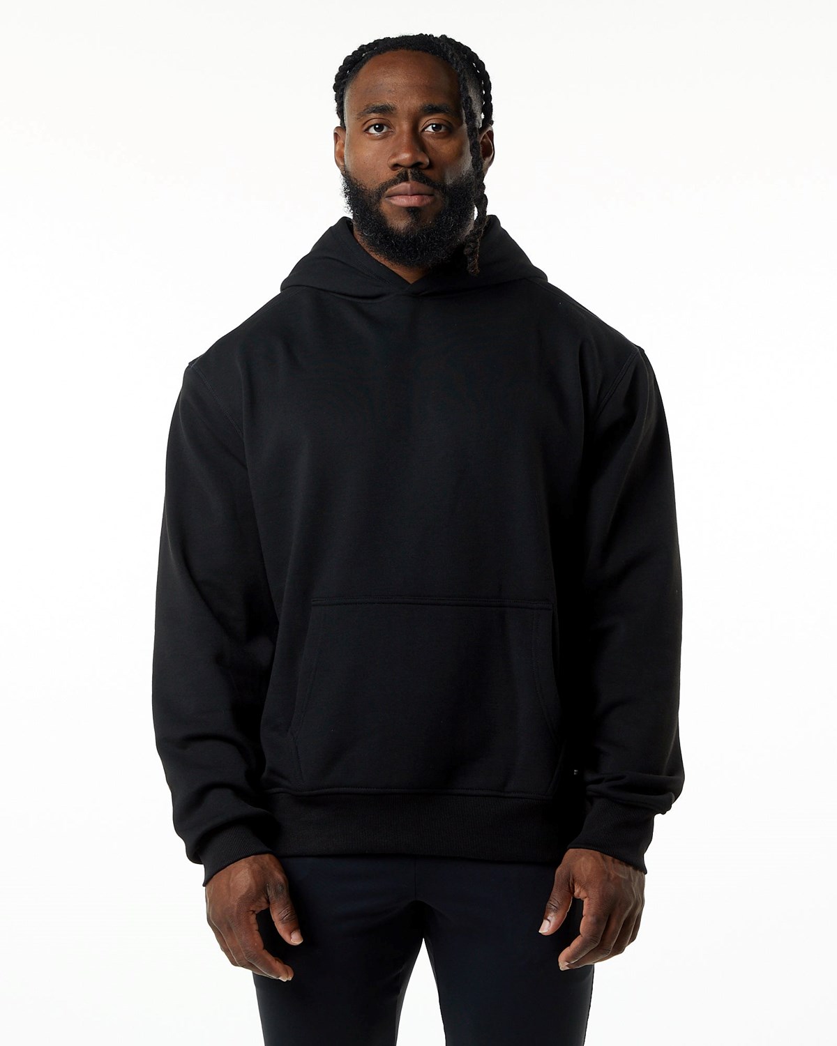 Alphalete Luxury Velvet Doublée Hoodie Noir Homme | AOS-61106998