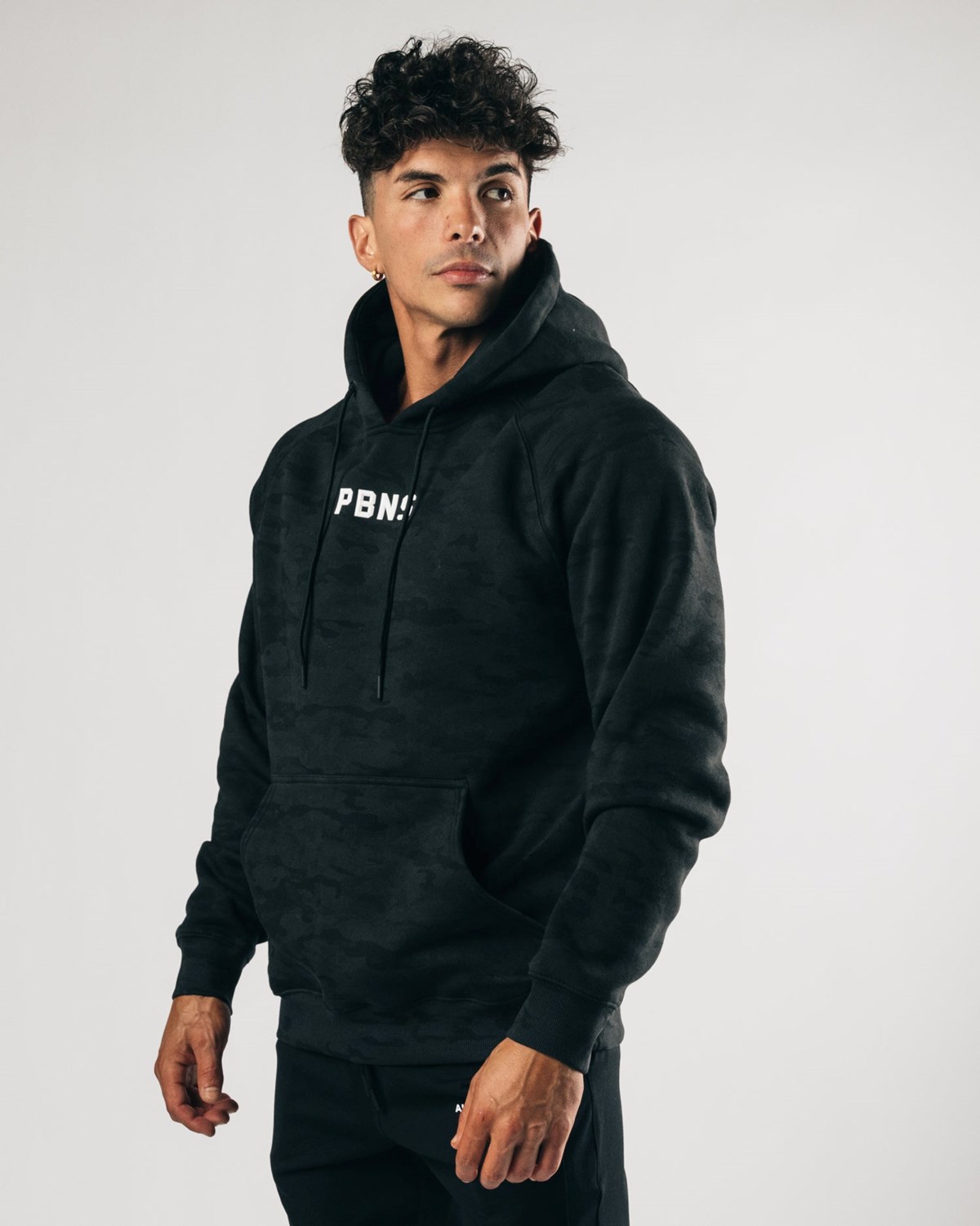 Alphalete Fitted Performance Hoodie Darkest Hour Homme | WBK-85472375