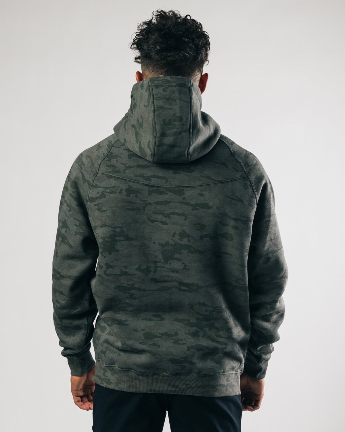 Alphalete Fitted Performance Hoodie Vert Homme | VIJ-68534894