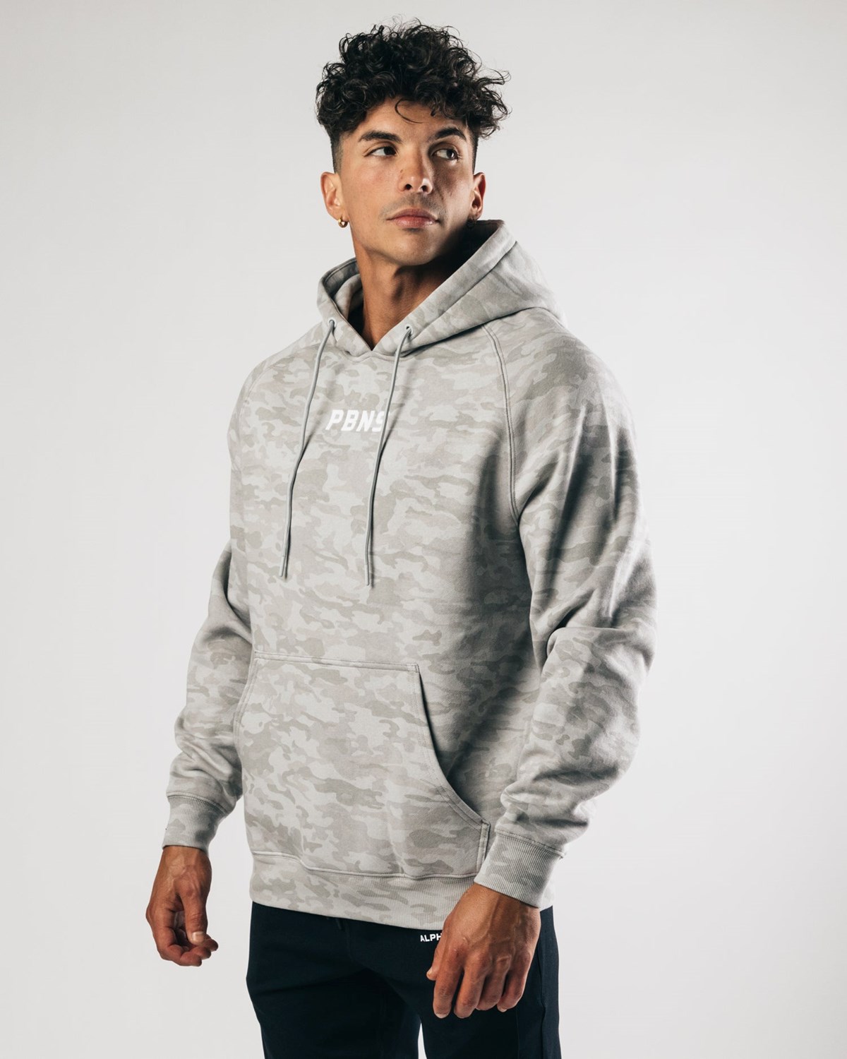 Alphalete Fitted Performance Hoodie Argent Homme | UOK-13087539