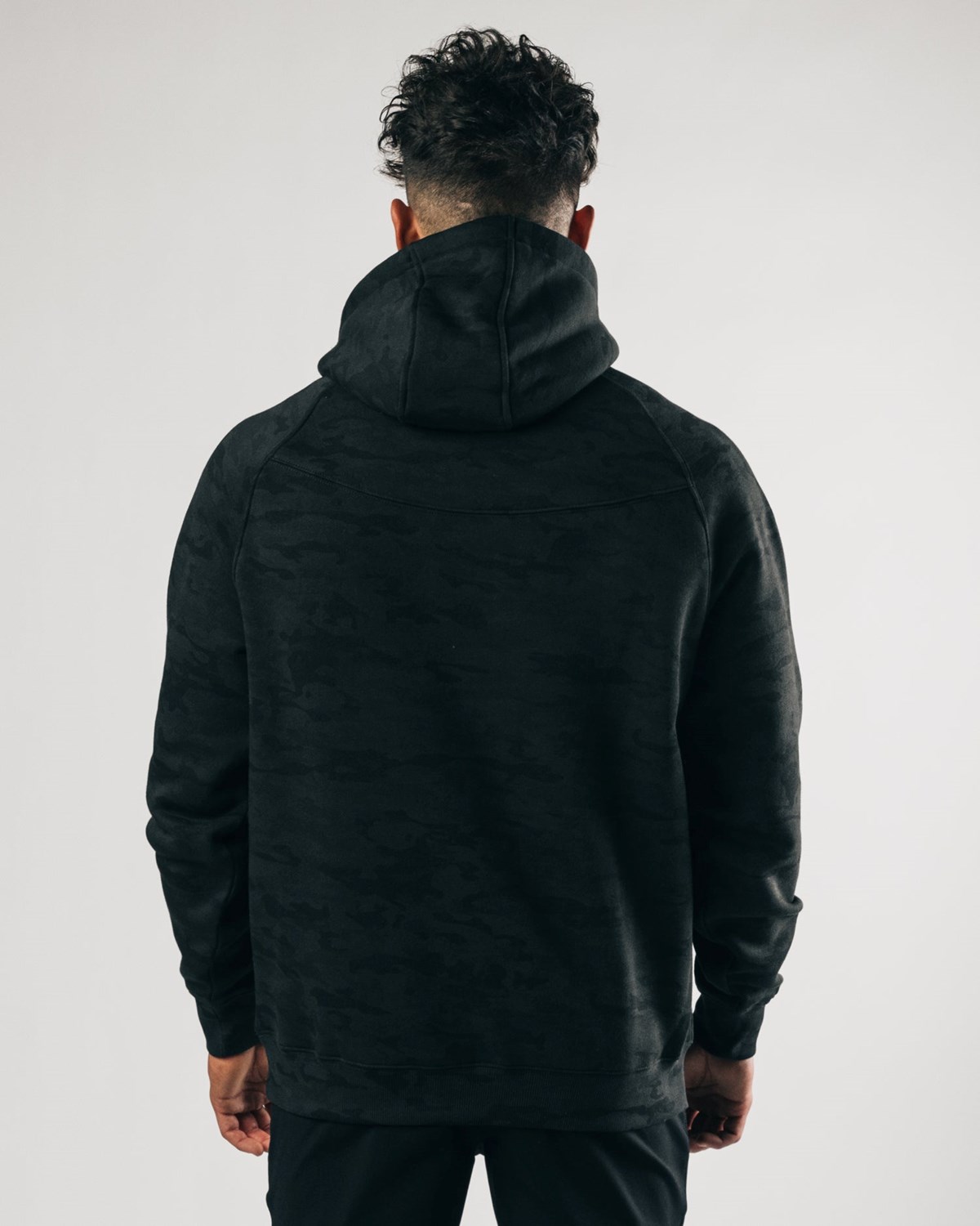 Alphalete Fitted Performance Hoodie Darkest Hour Homme | WBK-85472375