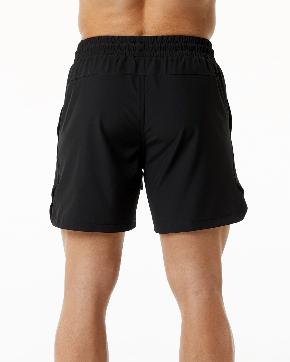 Alphalete Doublée Swim Trunk Noir Homme | XVI-27474399