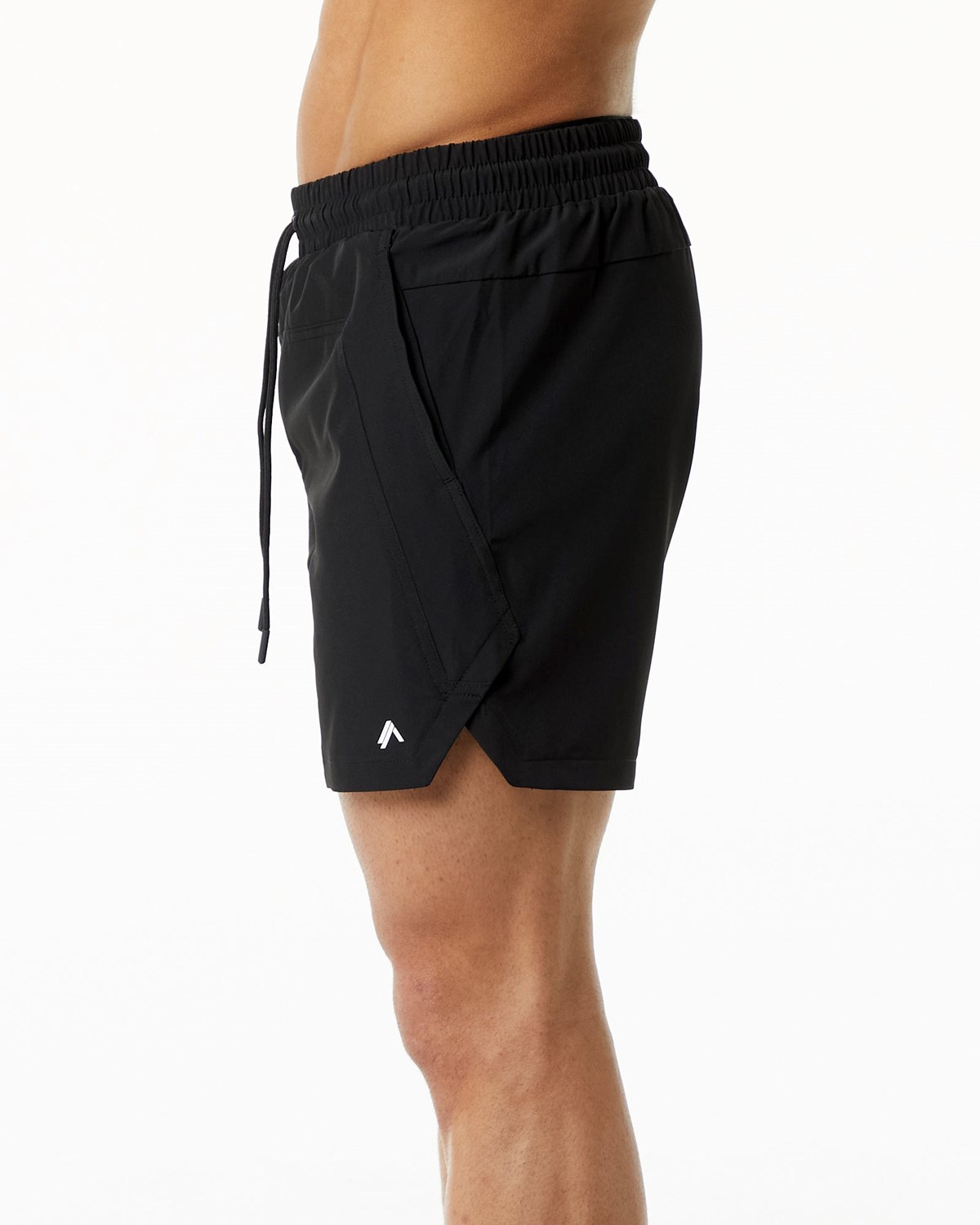 Alphalete Doublée Swim Trunk Noir Homme | XVI-27474399