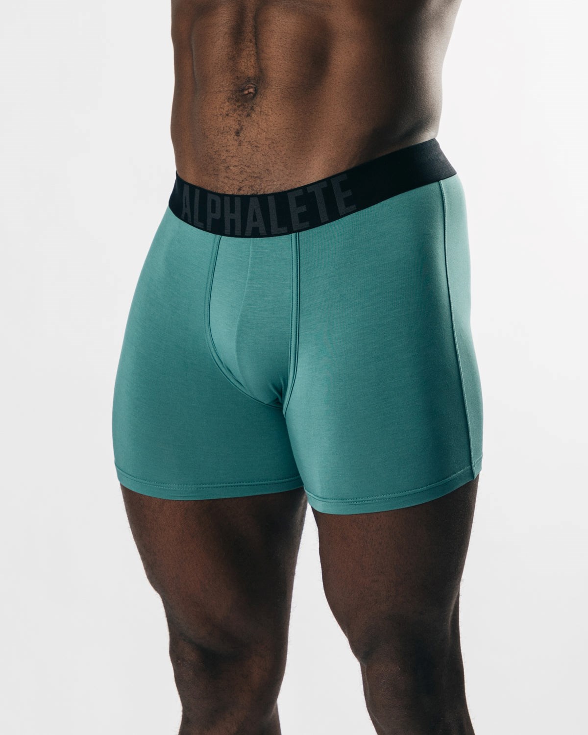 Alphalete Frictionless Modal Boxer Brief Ivy Homme | SYX-94150422