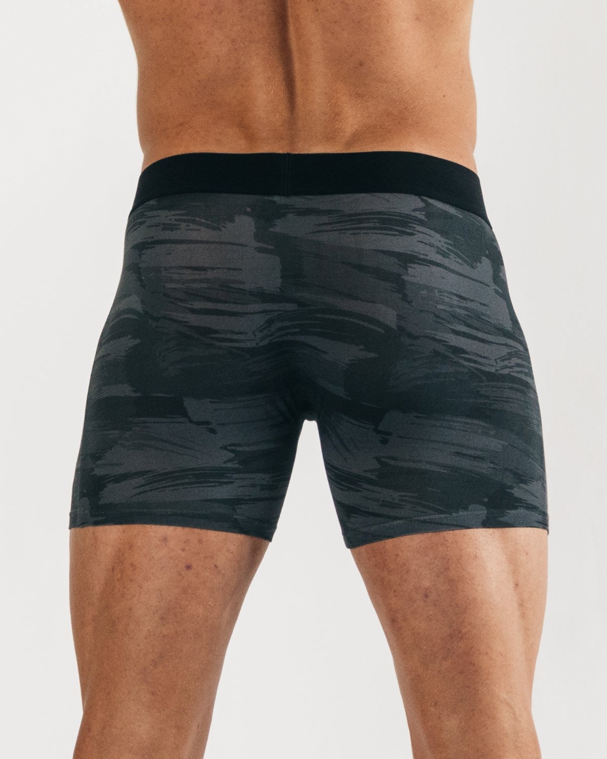 Alphalete Respirant Modal Boxer Brief Noir Camouflage Homme | BTZ-23362083