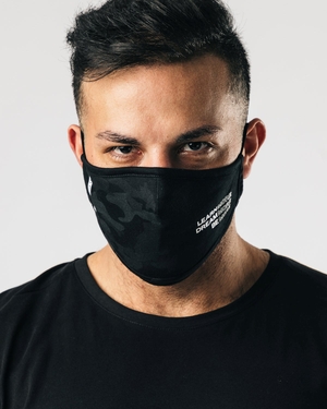 Alphalete Reusable Face Mask Noir Camouflage Homme | KOT-45308834