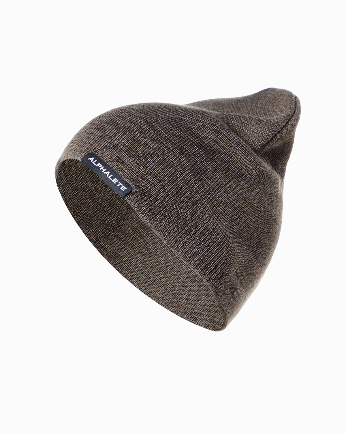 Alphalete Coton Knit Beanie Marron Foncé Homme | PMO-02687004