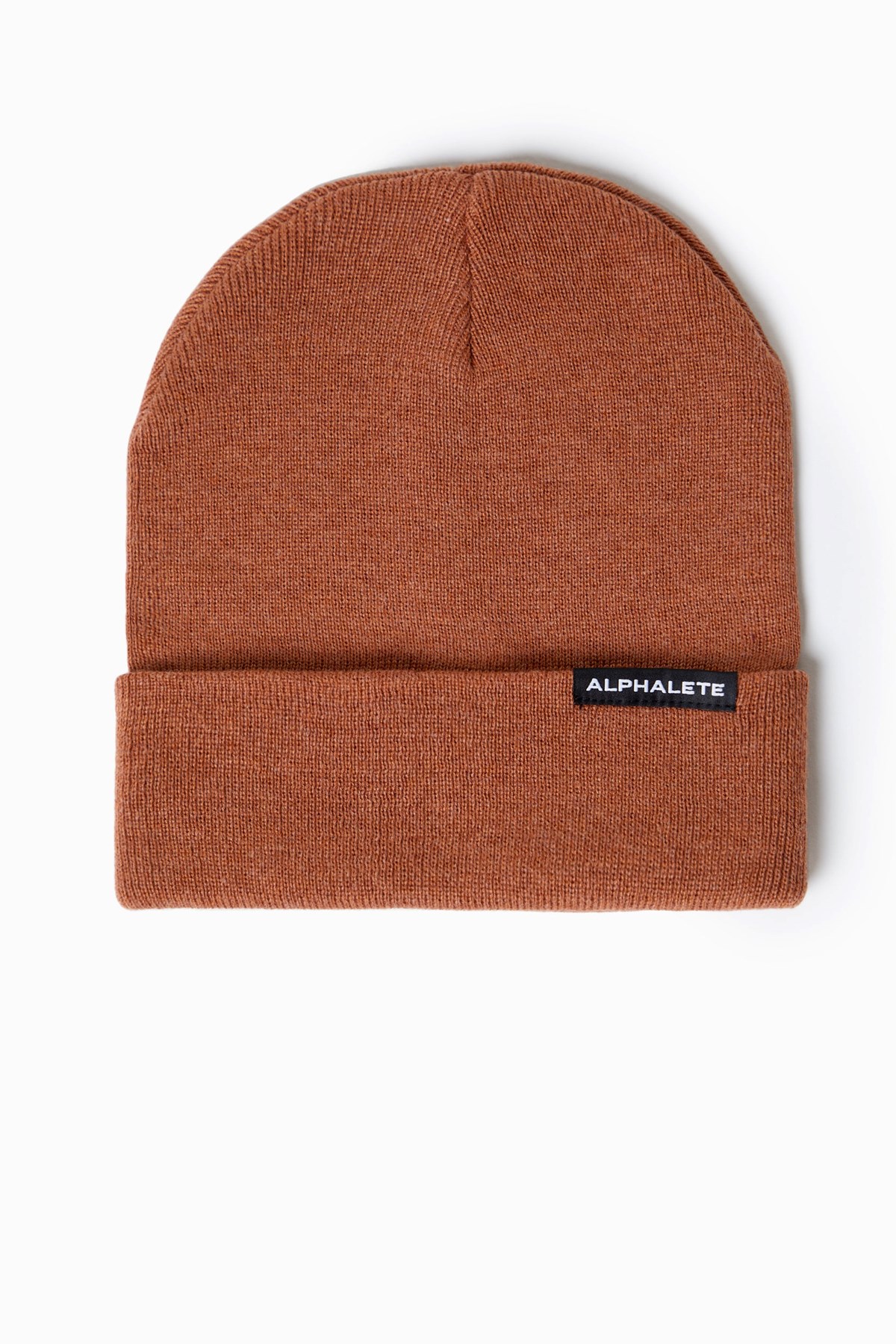 Alphalete Coton Knit Beanie Clay Homme | SEC-77631164